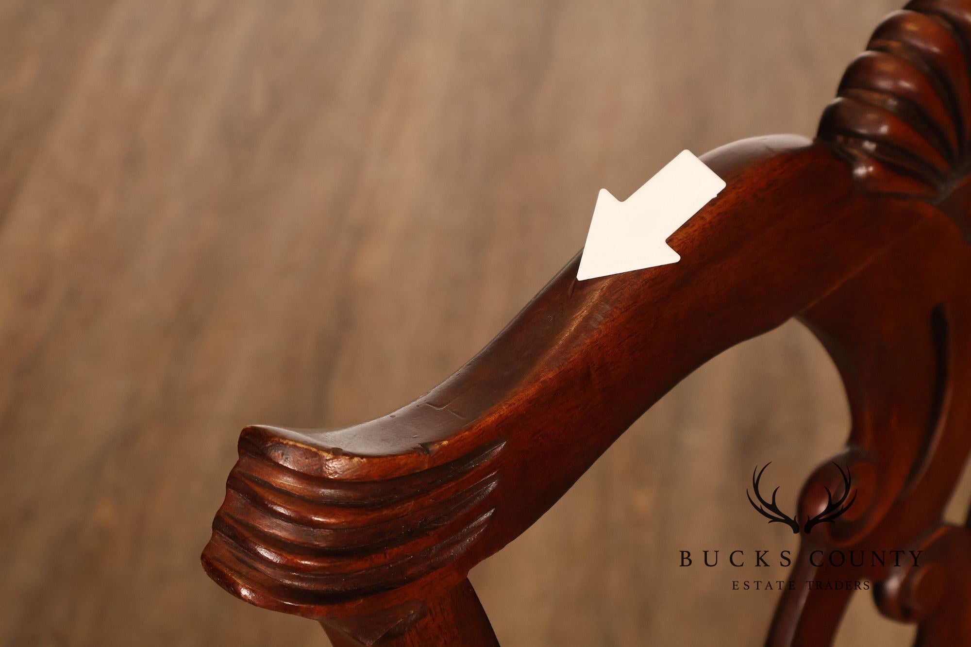 Lexington Chippendale Style Mahogany Side Chair