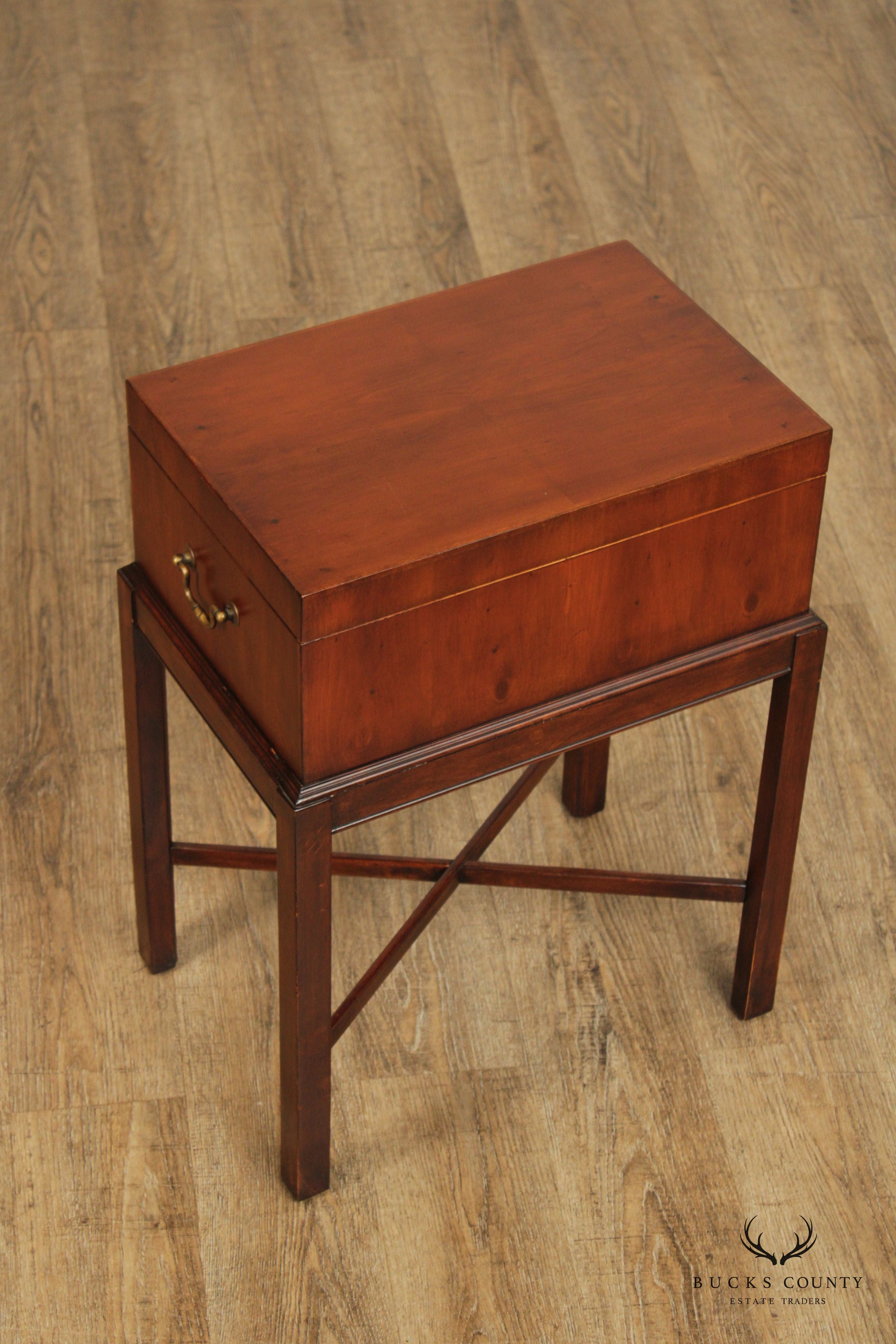 Ethan Allen Chippendale Style Box on Stand