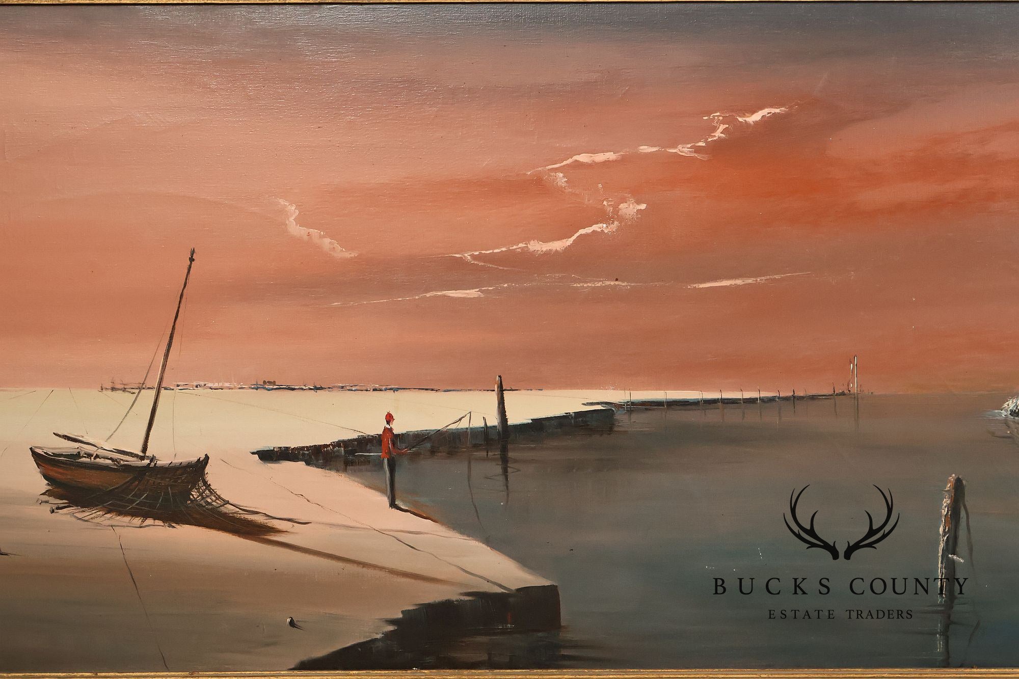 John Stancin Surrealist Oil Painting, Deserted