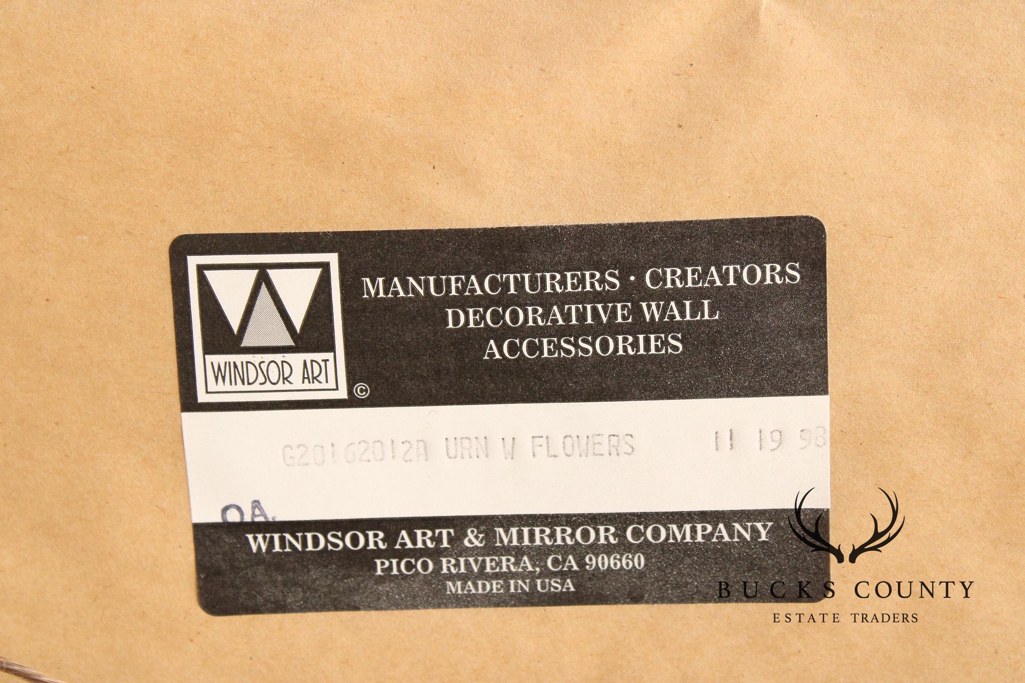 Windsor Art Pair of Decorative Framed Floral Prints