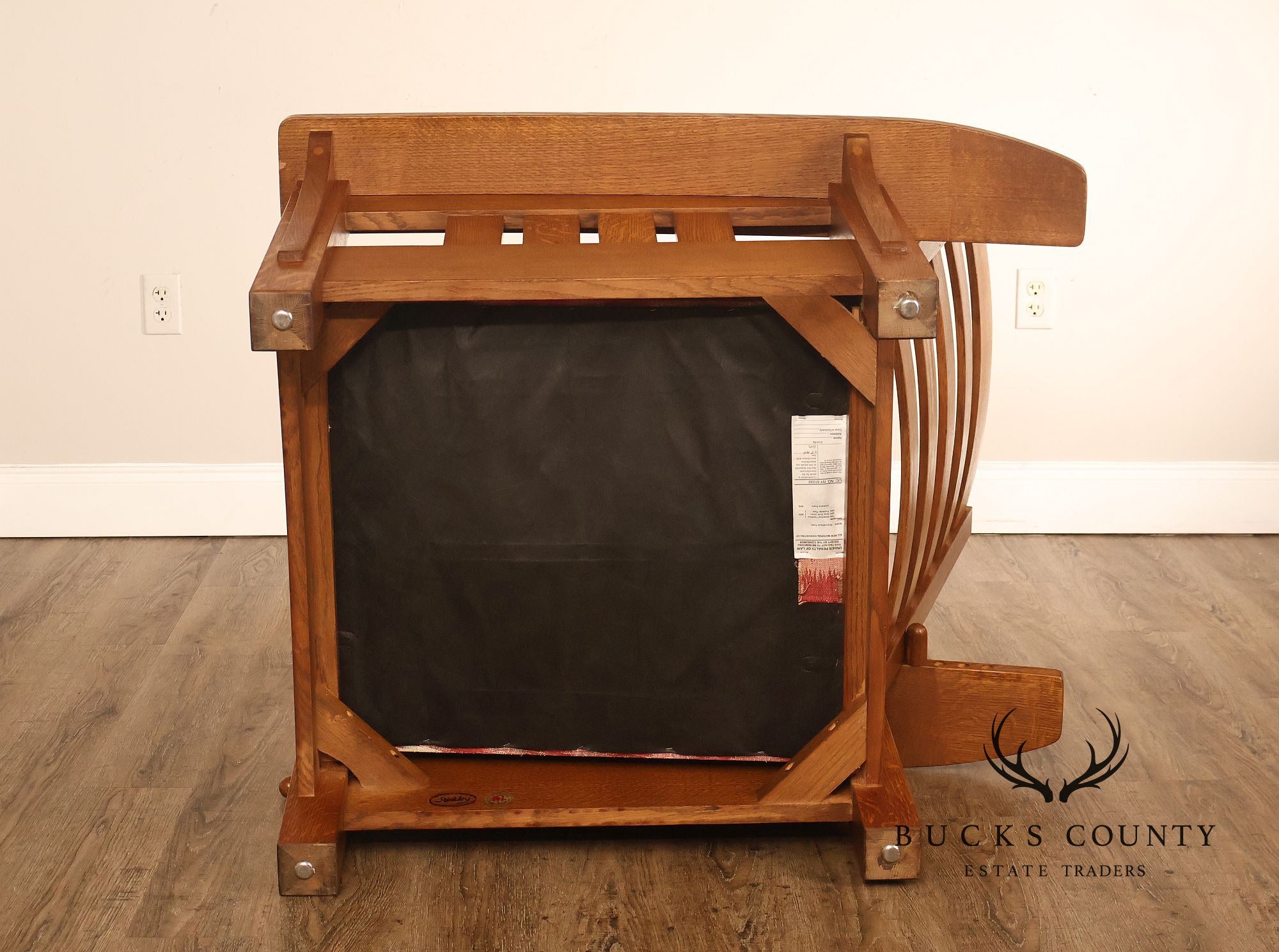 Stickley Mission Collection Oak Bow Arm Morris Chair