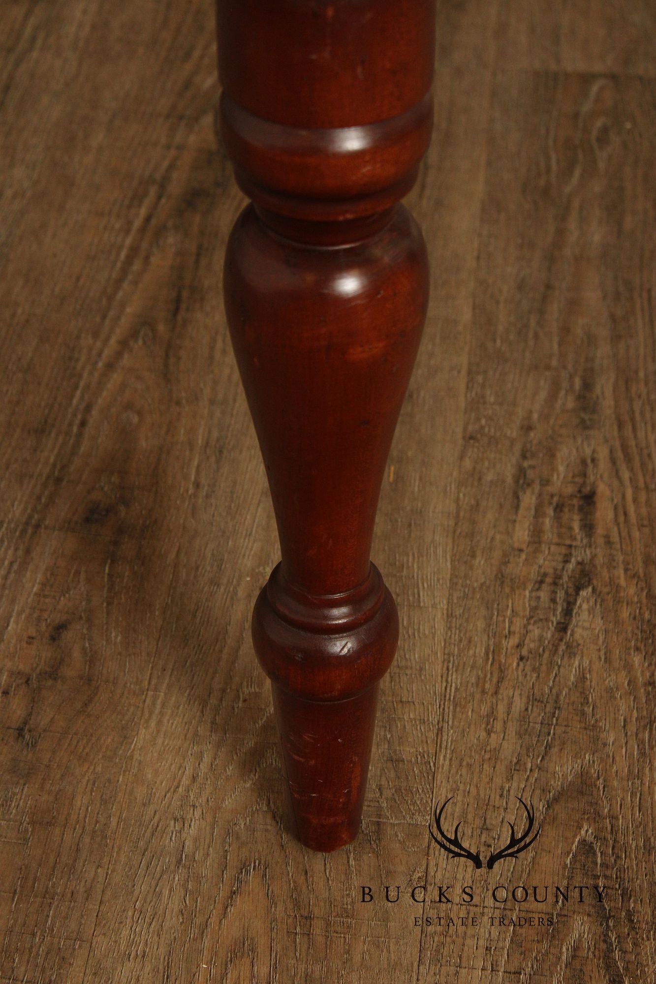 Antique Sheraton Style Pair Of Twin Poster Beds