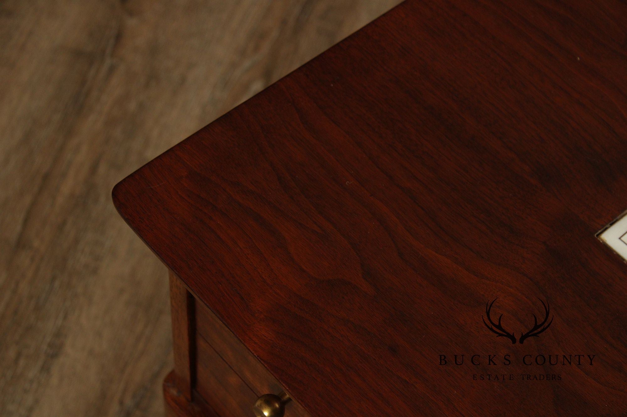 Lane Mid Century Modern Tile Top Walnut Coffee Table