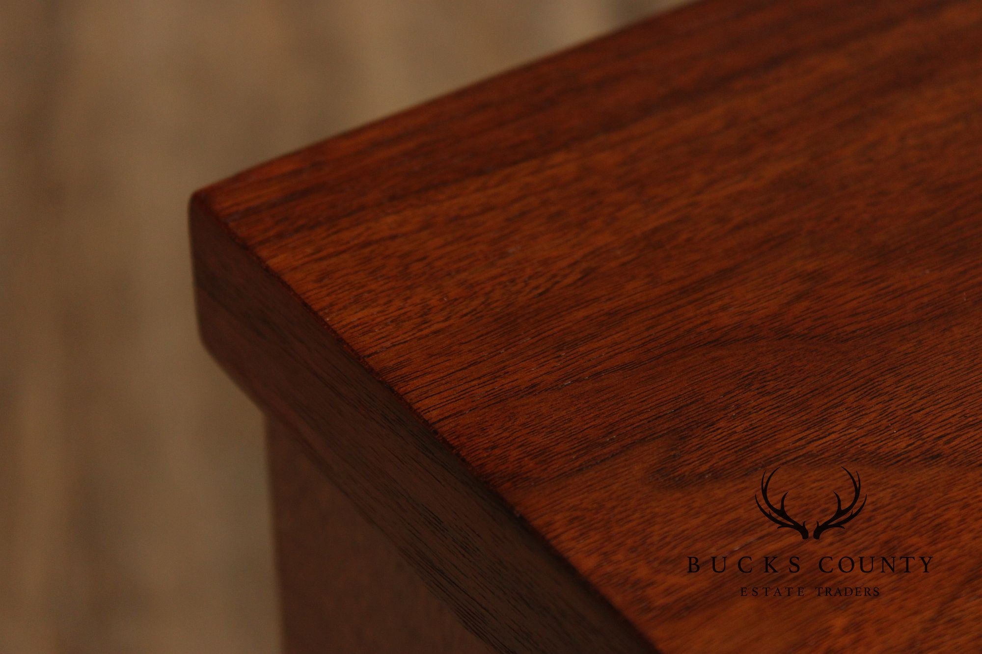 Mid Century Modern Pair of Walnut Nightstands