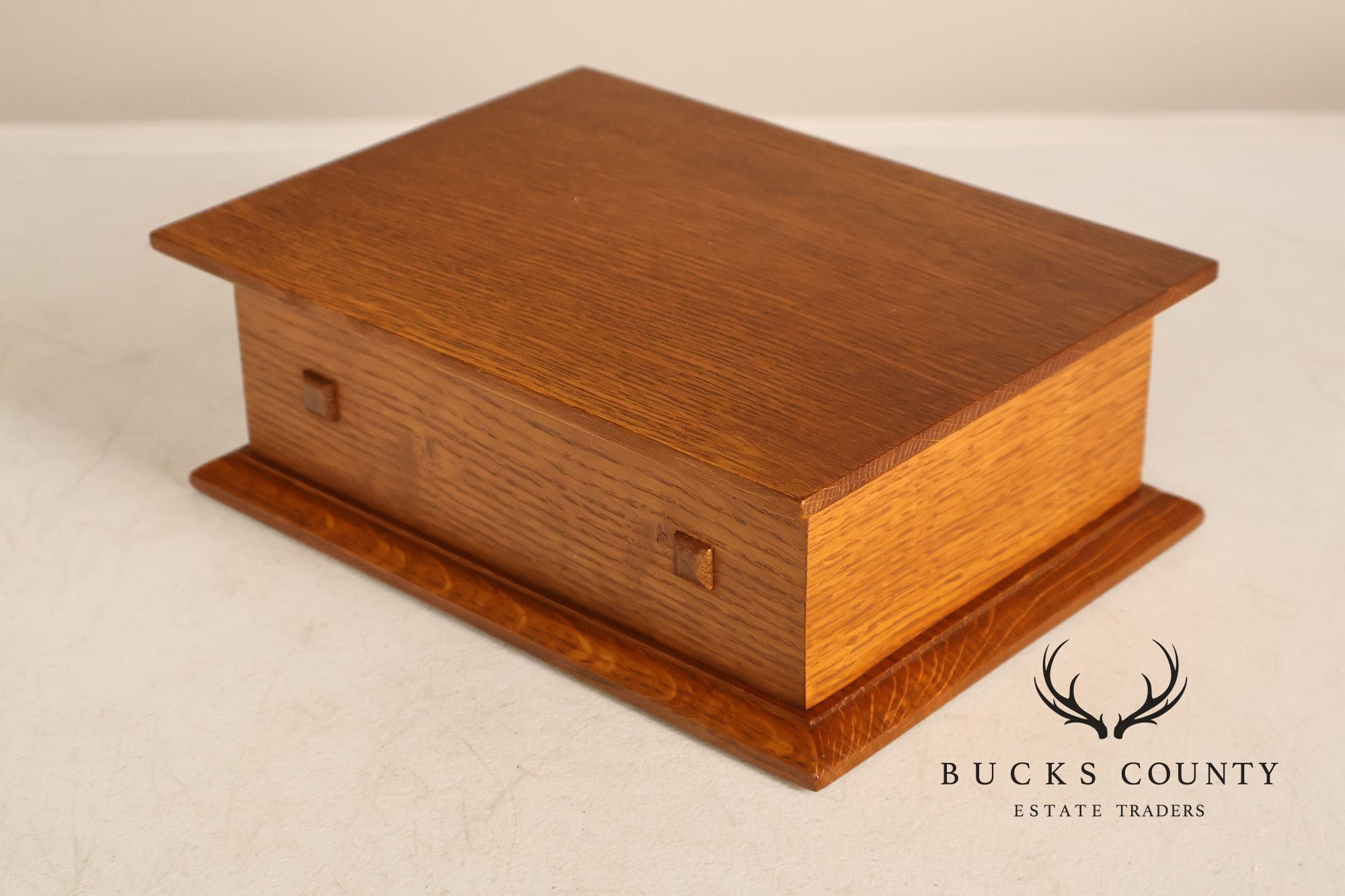 Stickley Mission Collection Oak Desk Box