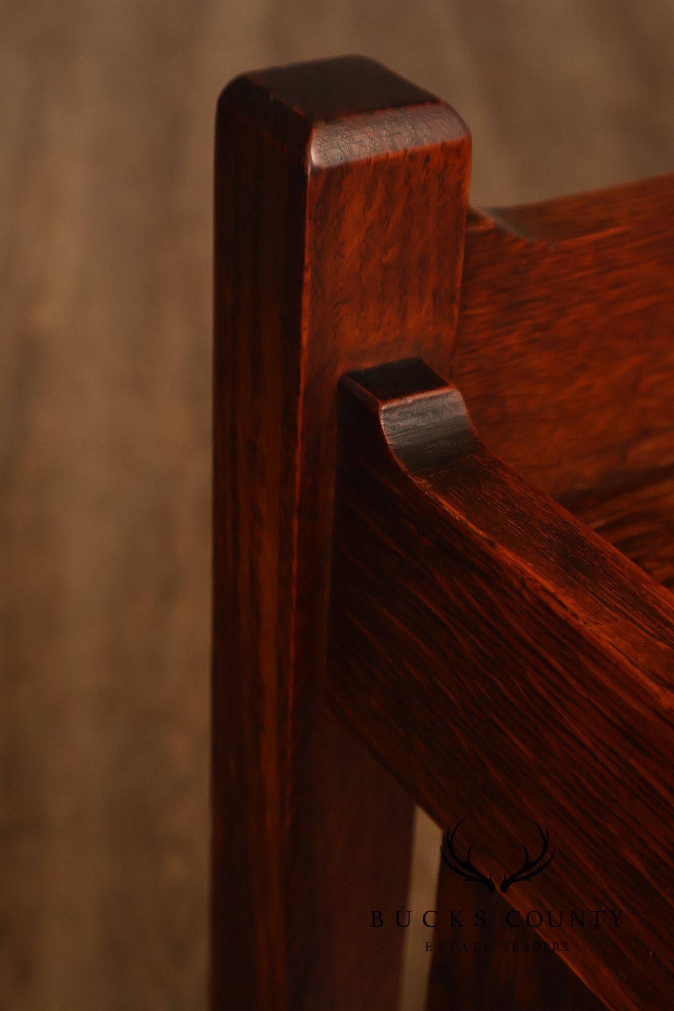 Stickley Brothers Antique Mission Oak Magazine Stand Bookcase