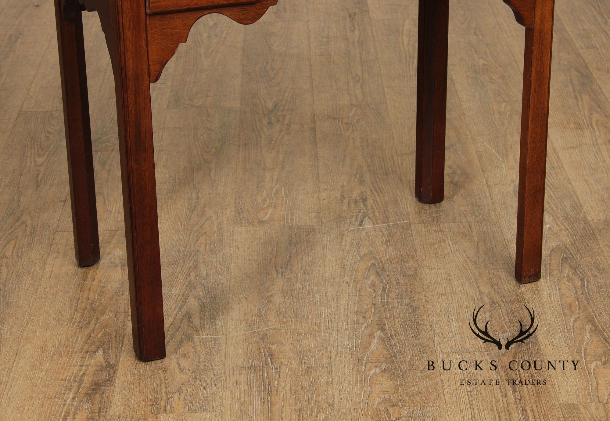 Chippendale Style Mahogany Lowboy Side Table Console