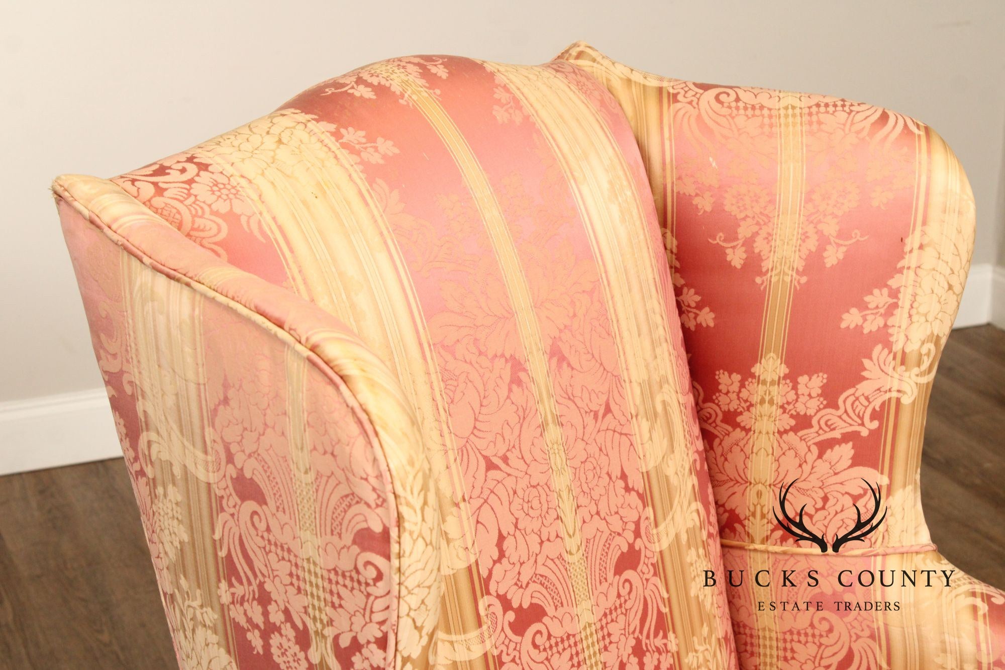 Chippendale Style Ball and Claw Foot Wing Chair
