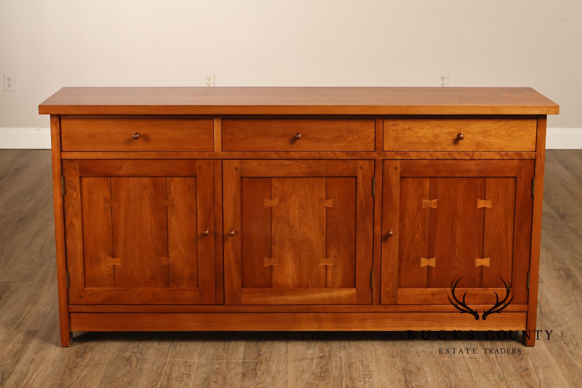 Stickley Mission Collection Cherry Three-Door Buffet