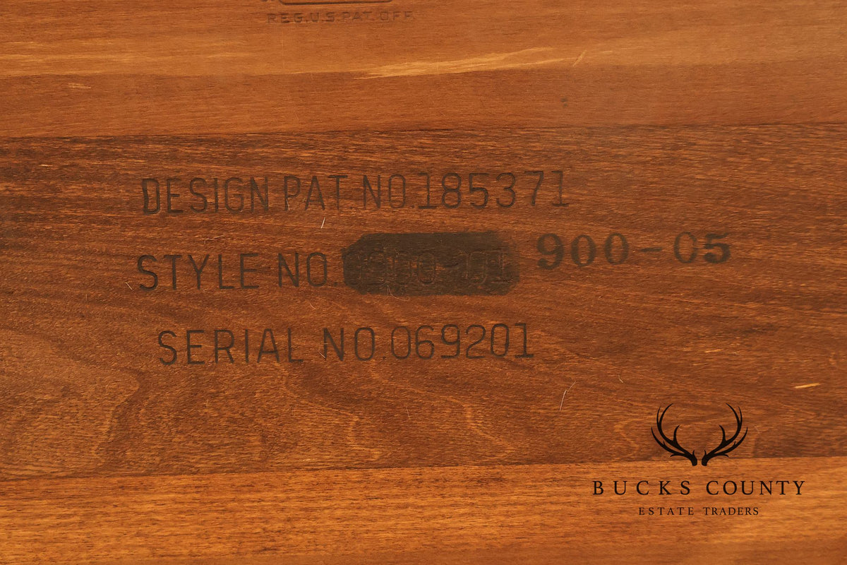 Lane 'Acclaim' Mid Century Modern Walnut and Oak End Table