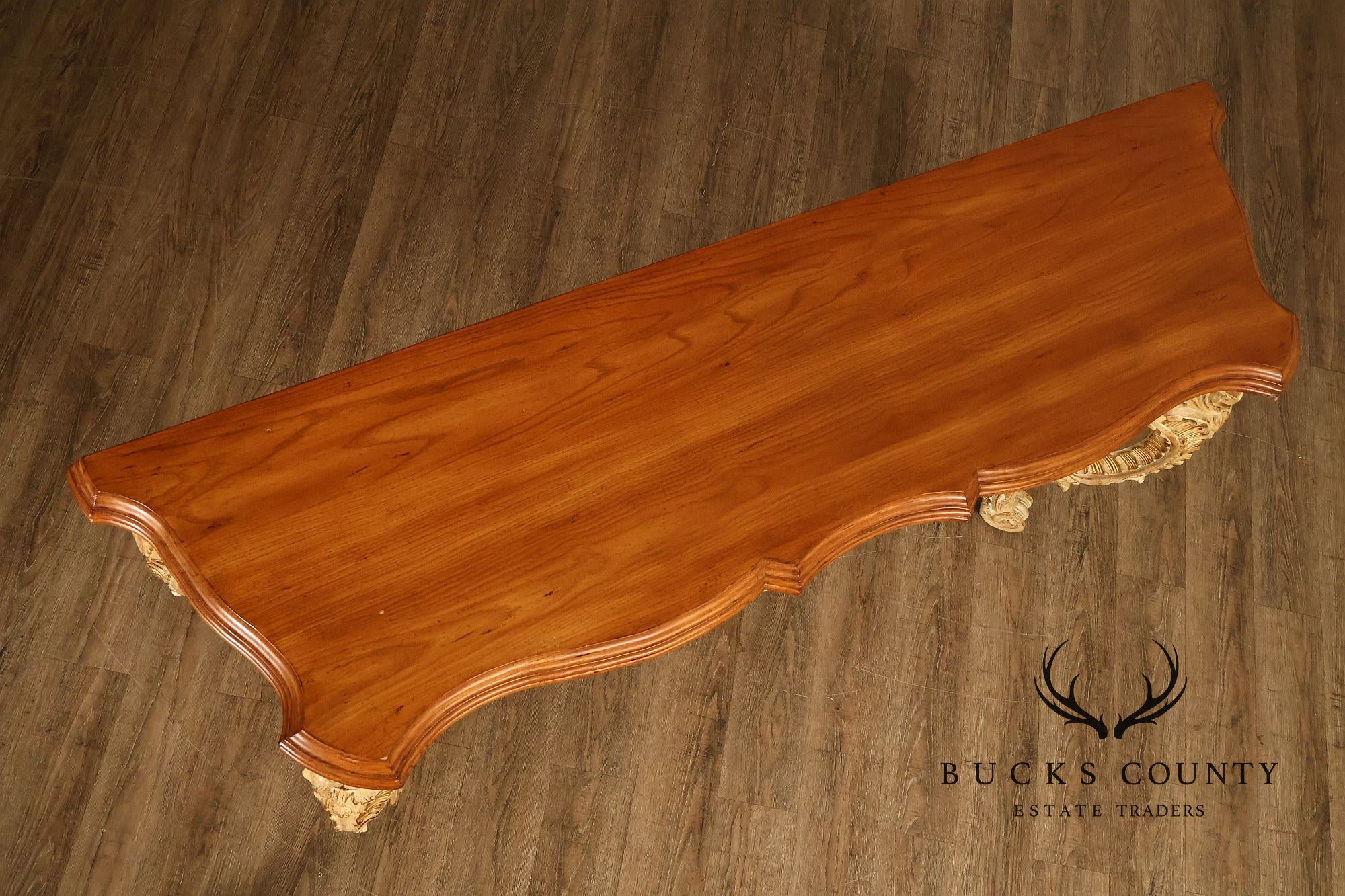 Louis XV Style Rococo Carved Console Table