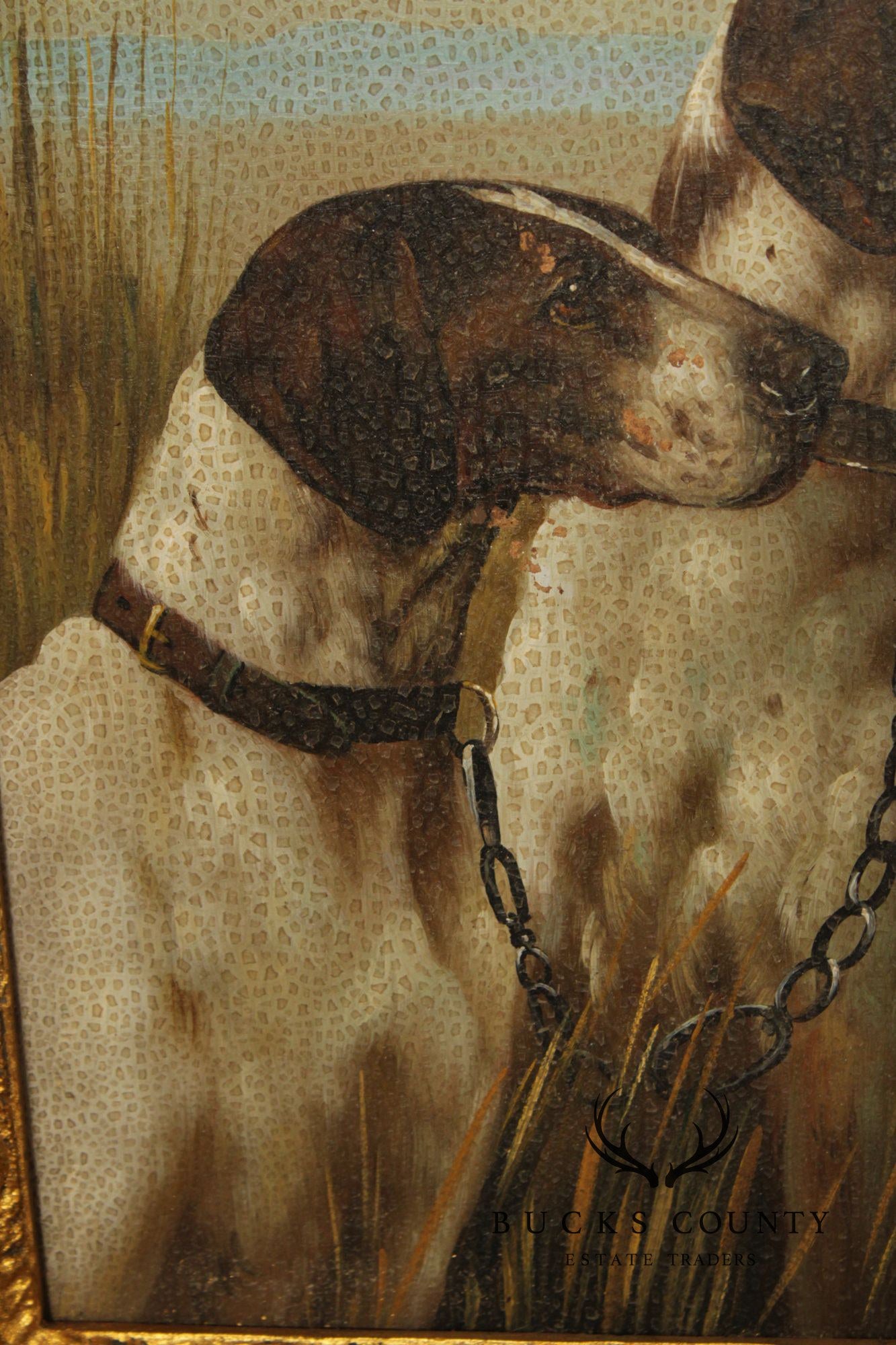 Chelsea House Decorative Framed Painting, 'Pointers'