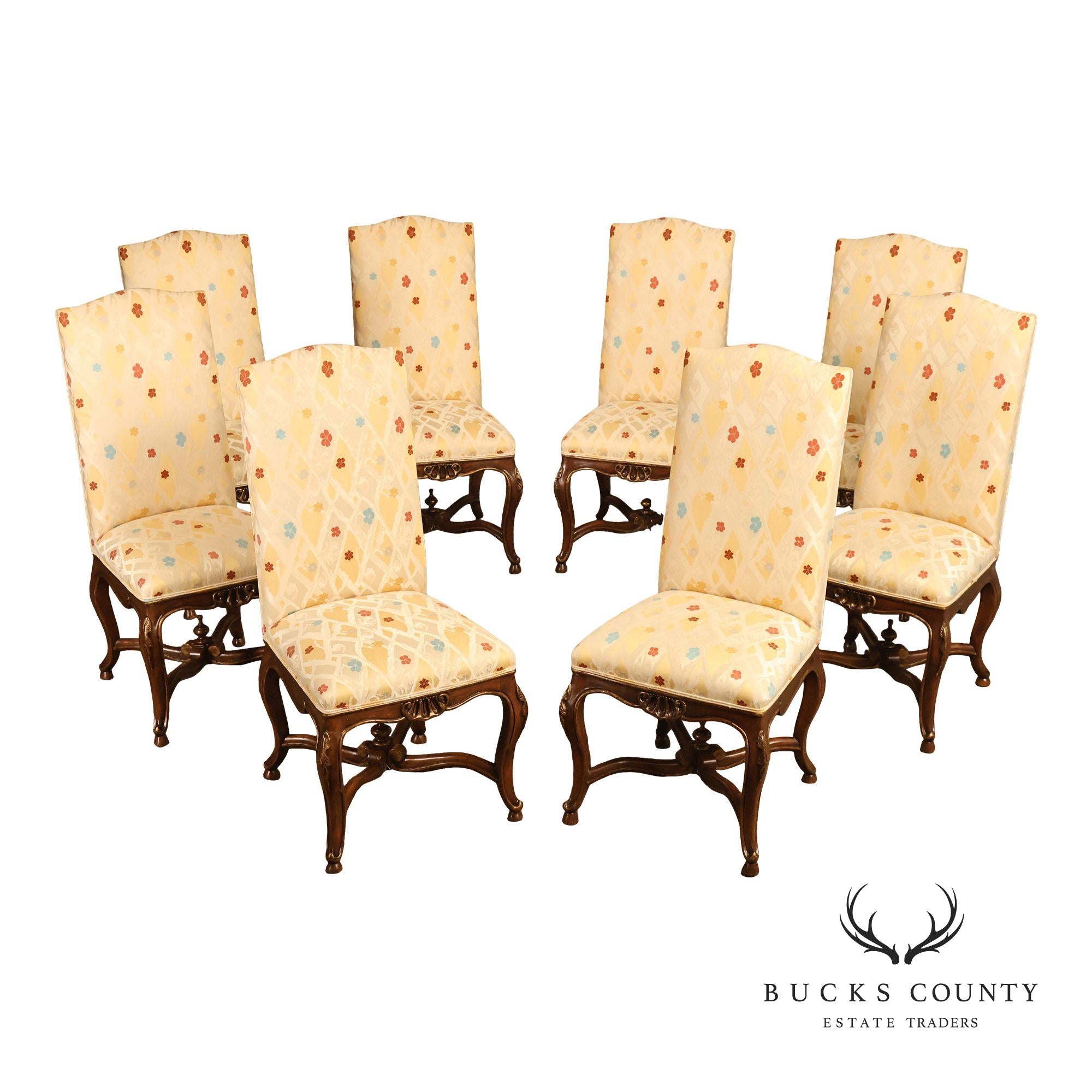 Minton-Spidell Set of Eight 'L 'Avant' Dining Chairs