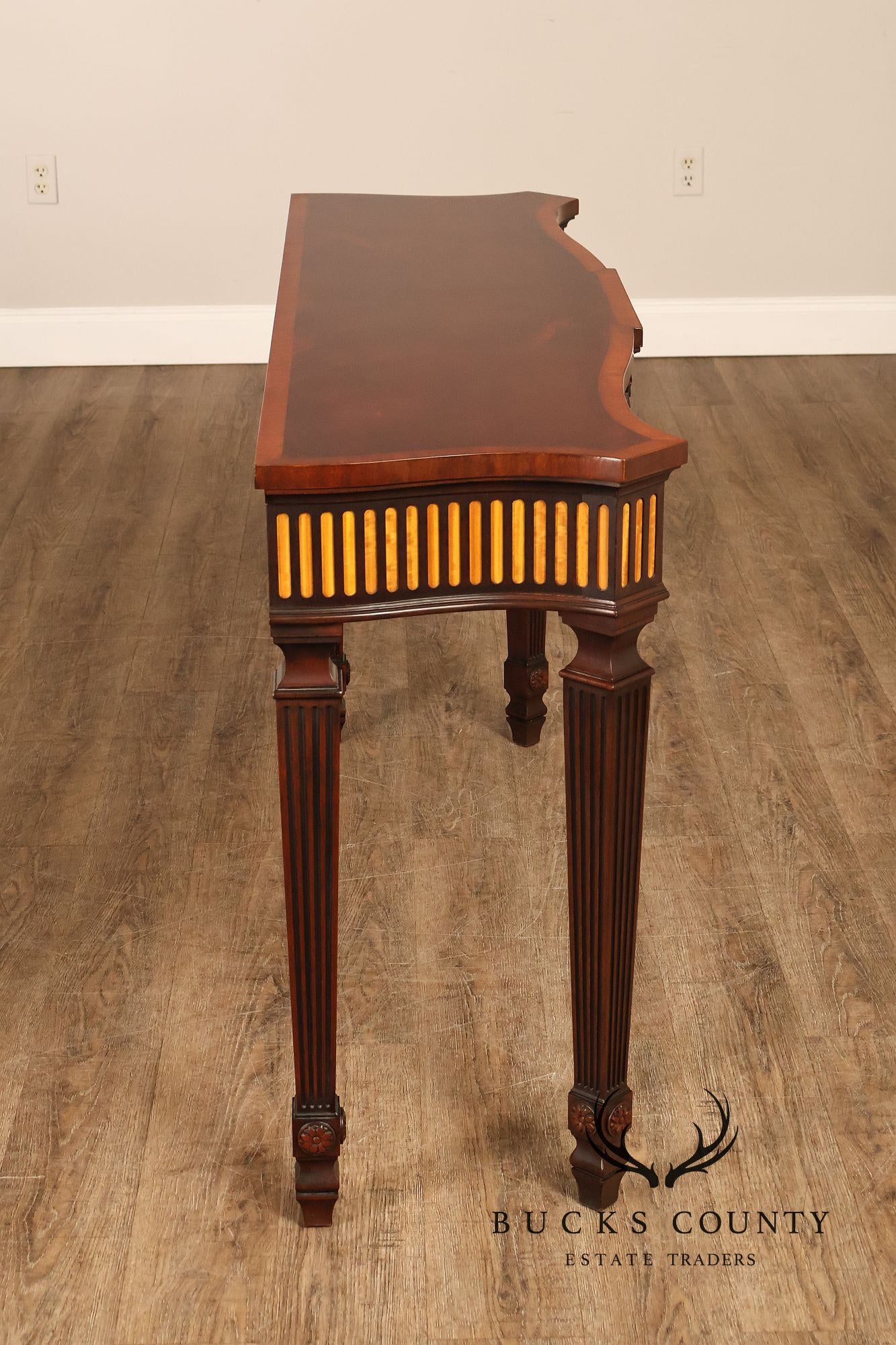 Henkel Harris Federal Style Mahogany Console Table