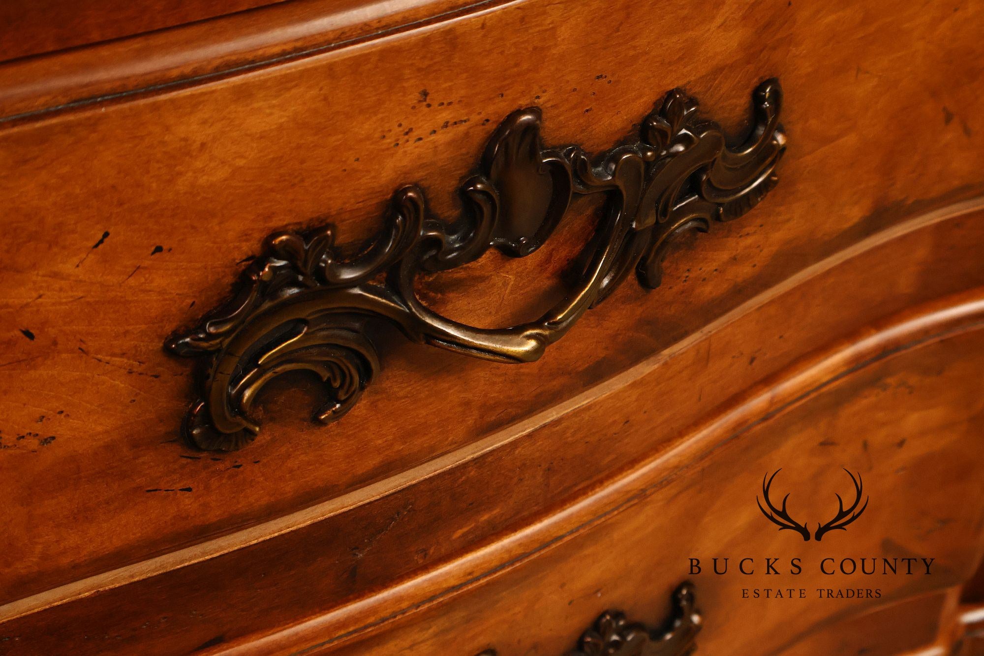 Century Louis XV Style French Provincial Triple Dresser