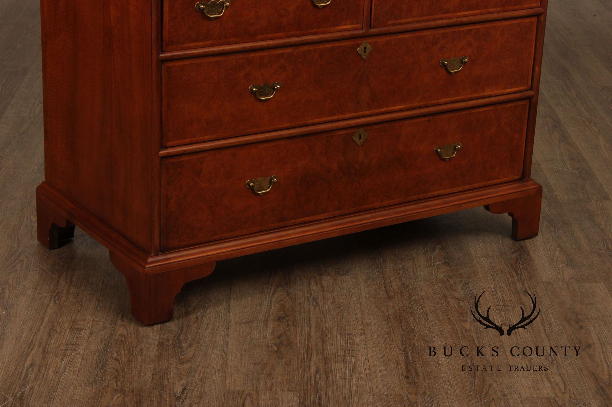 Century British National Trust Collection Burlwood Armoire