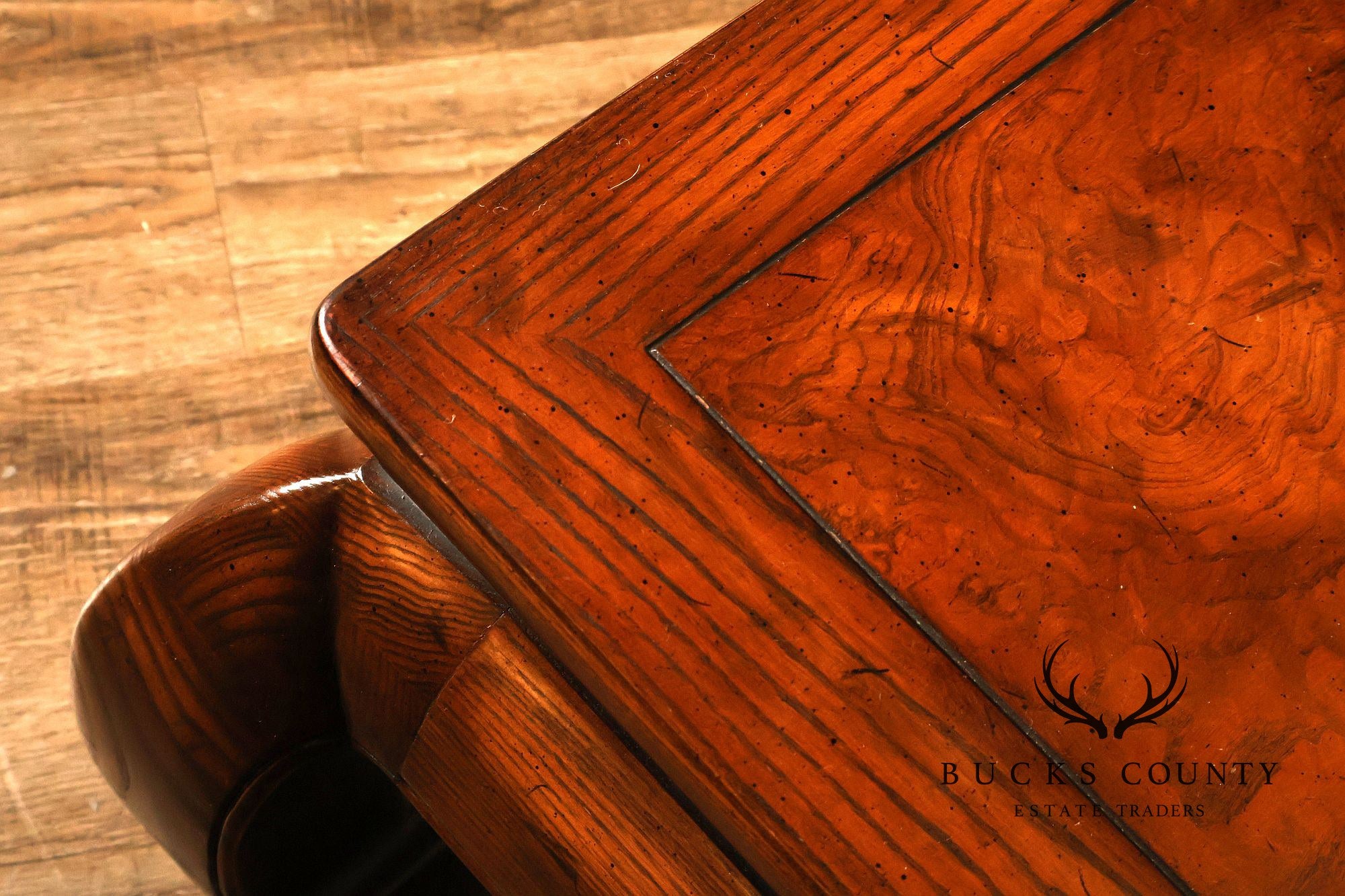 Henredon Artefacts Asian Burlwood Ming Style Coffee Table
