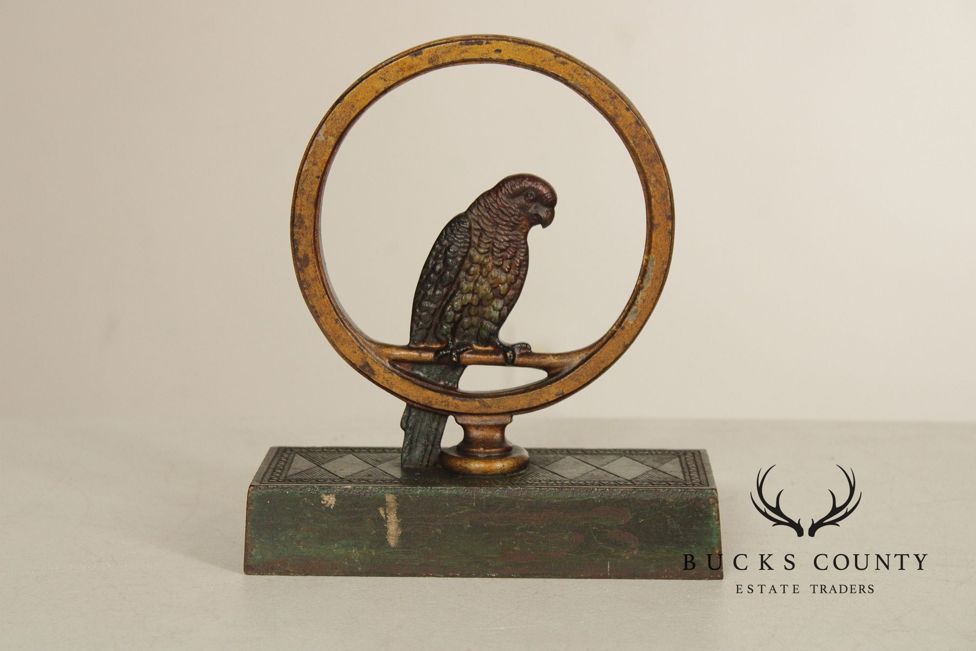 Bradley & Hubbard Art Deco Cast Iron Door Stop