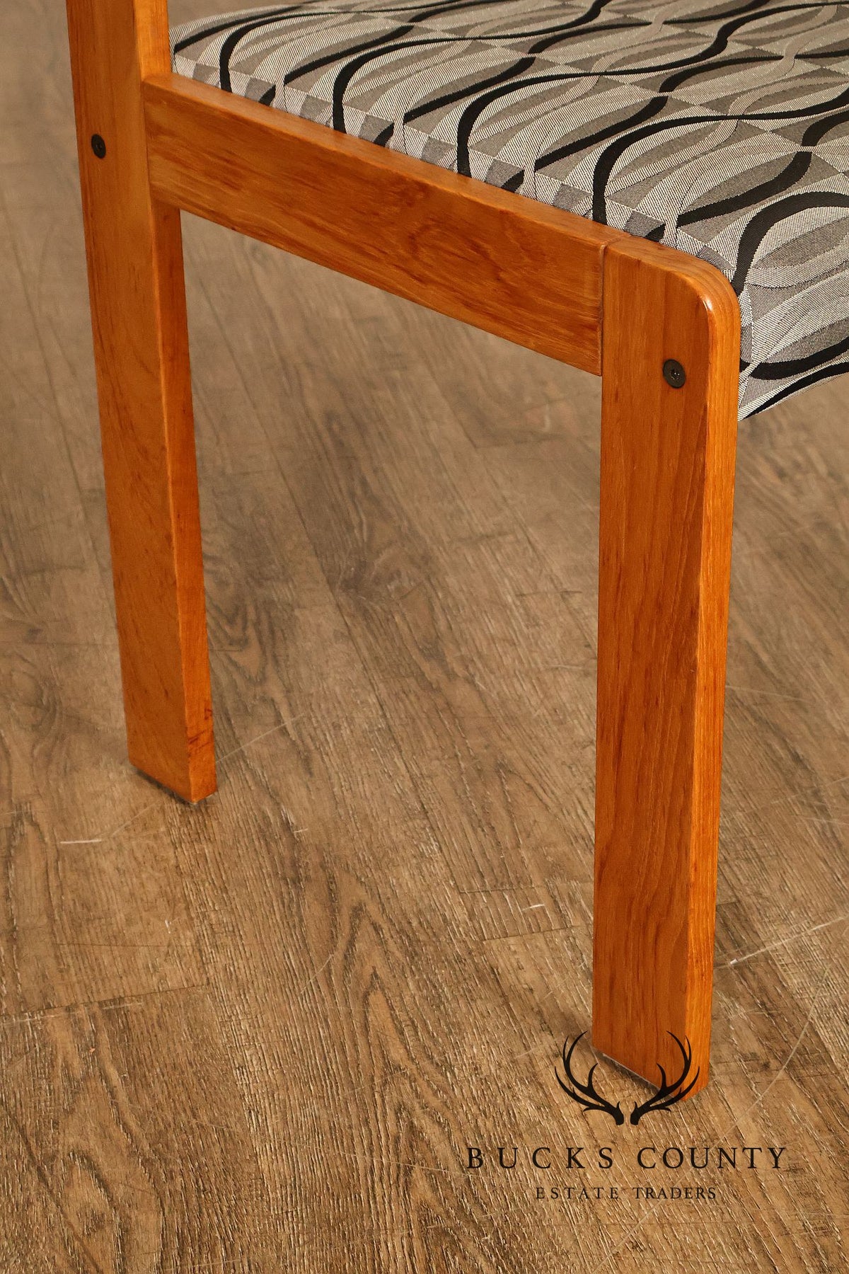 Danish Modern Niels Eilersen Teak Upholstered Dining Chairs Set Of Six