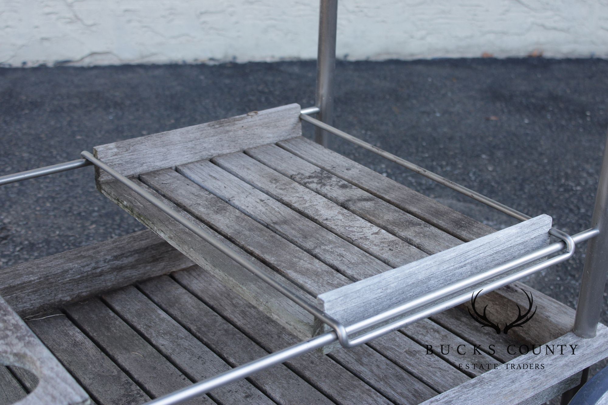 Gloster Teak Outdoor Bar Cart