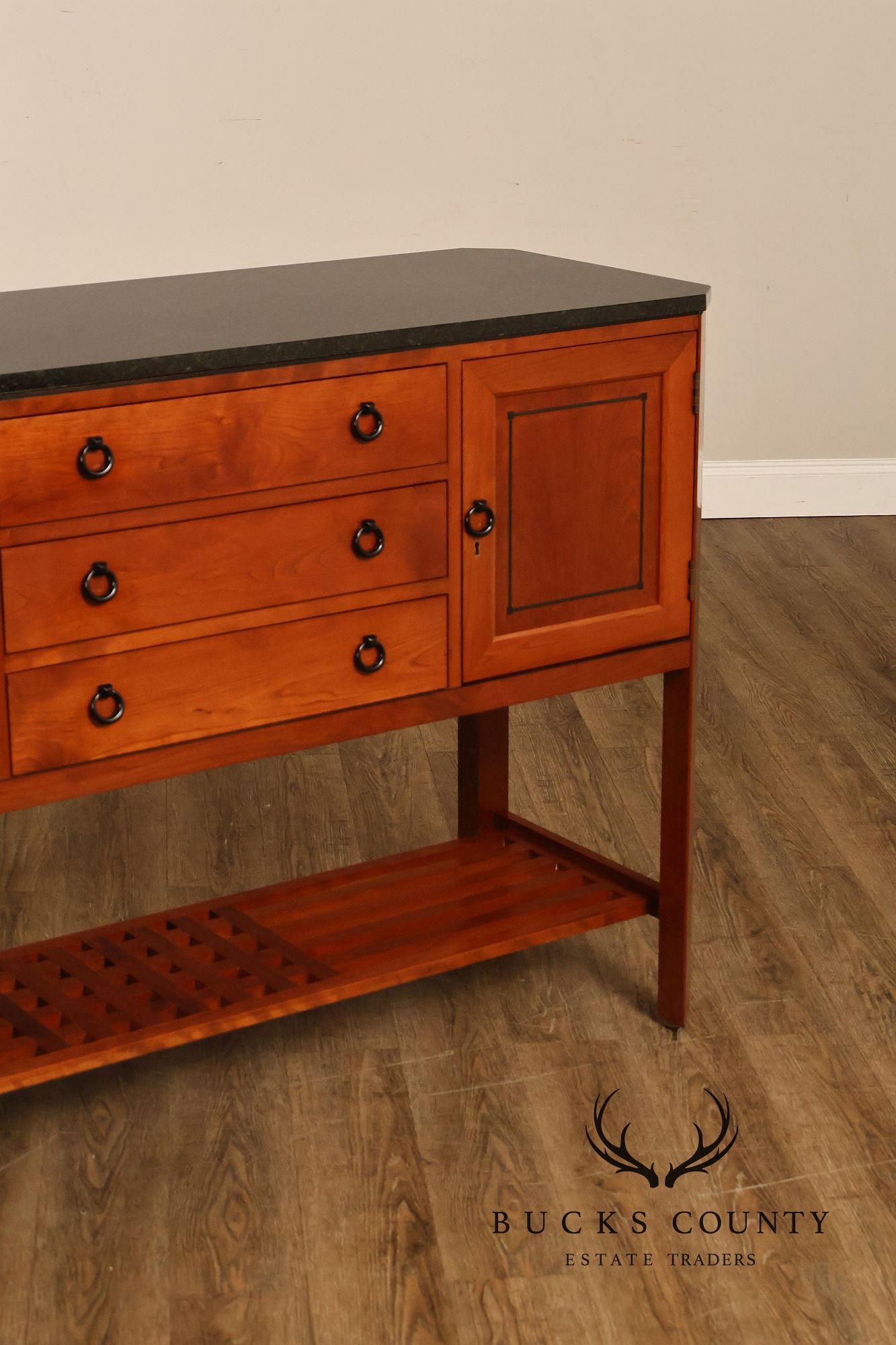 Stickley 21st Century Collection Granite Top Cherry Sideboard