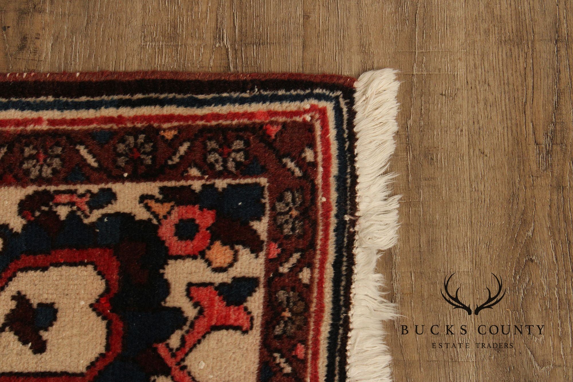 Vintage Persian Hand Knotted Heriz Area Rug 8' 9" x 11' 11"