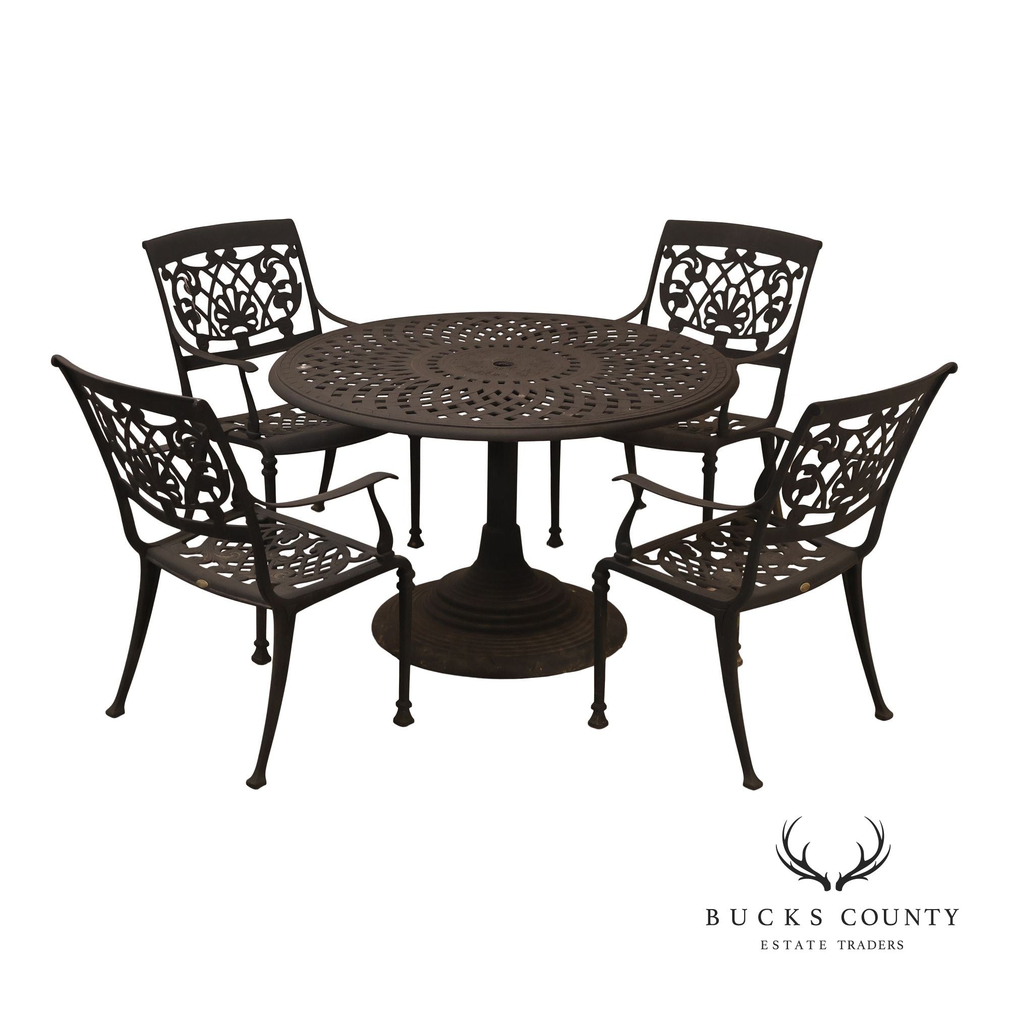 Outdoor Lifestyle Cast Aluminum Patio Dining Set