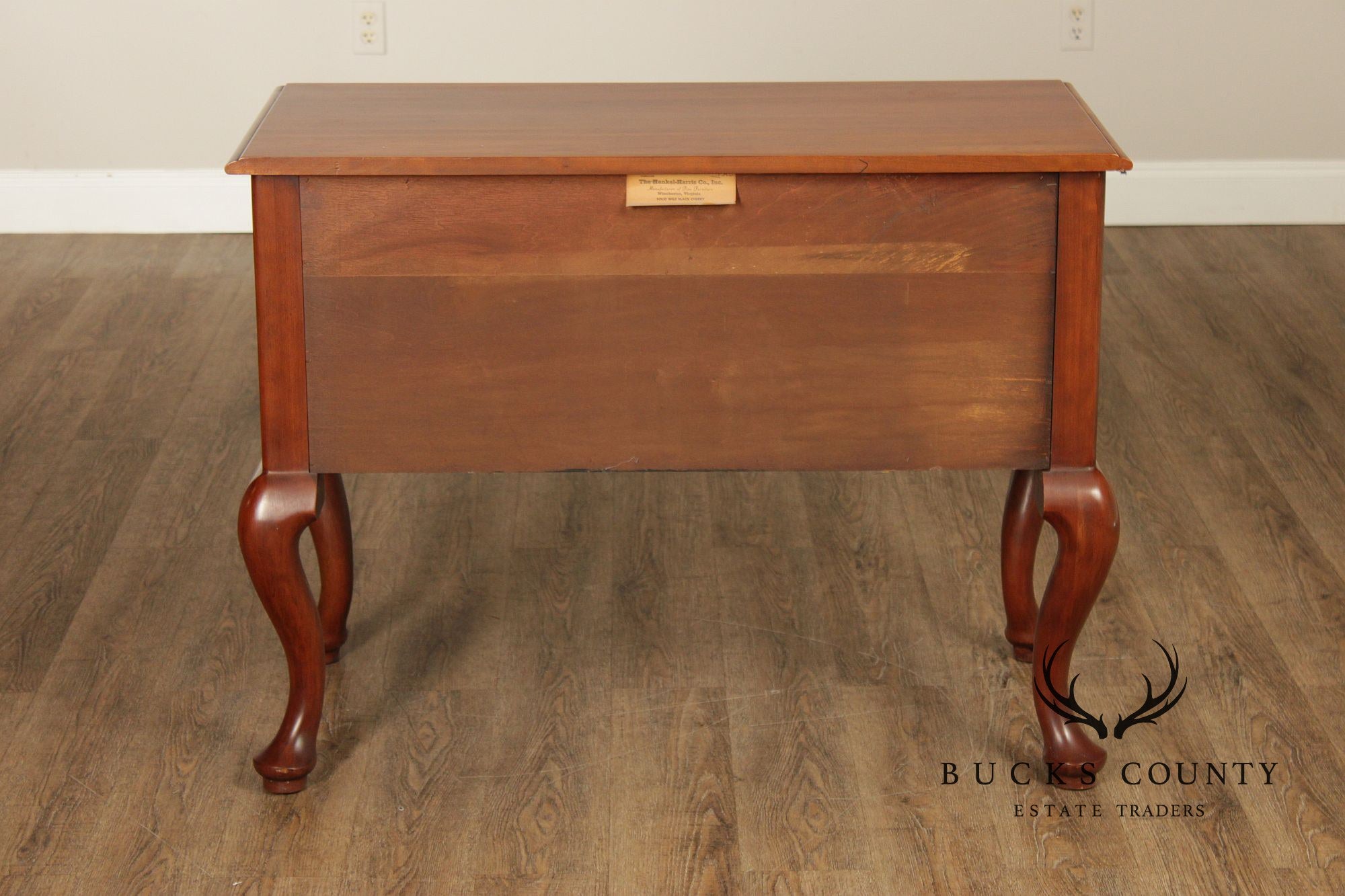 Henkel Harris Solid Wild Black Cherry Queen Anne Lowboy