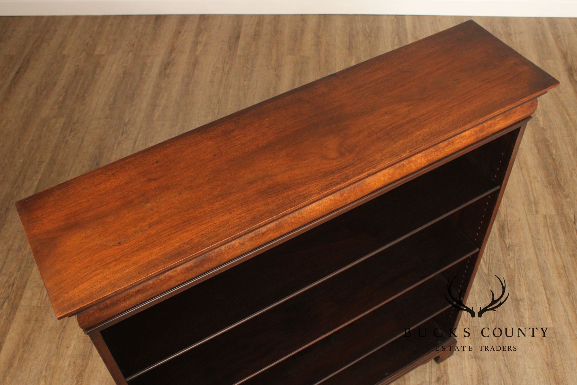 Schmieg & Kotzian Vintage Walnut Open Bookcase