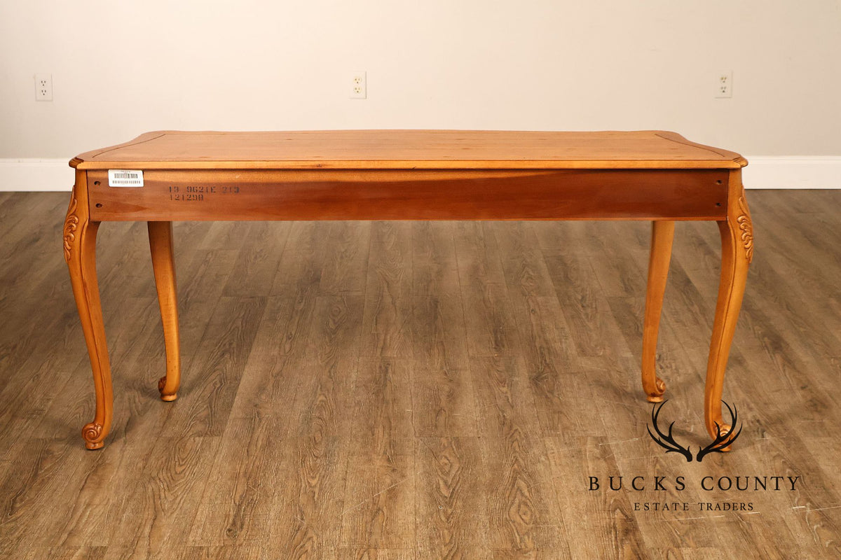 Ethan Allen 'Legacy' Carved Maple Console