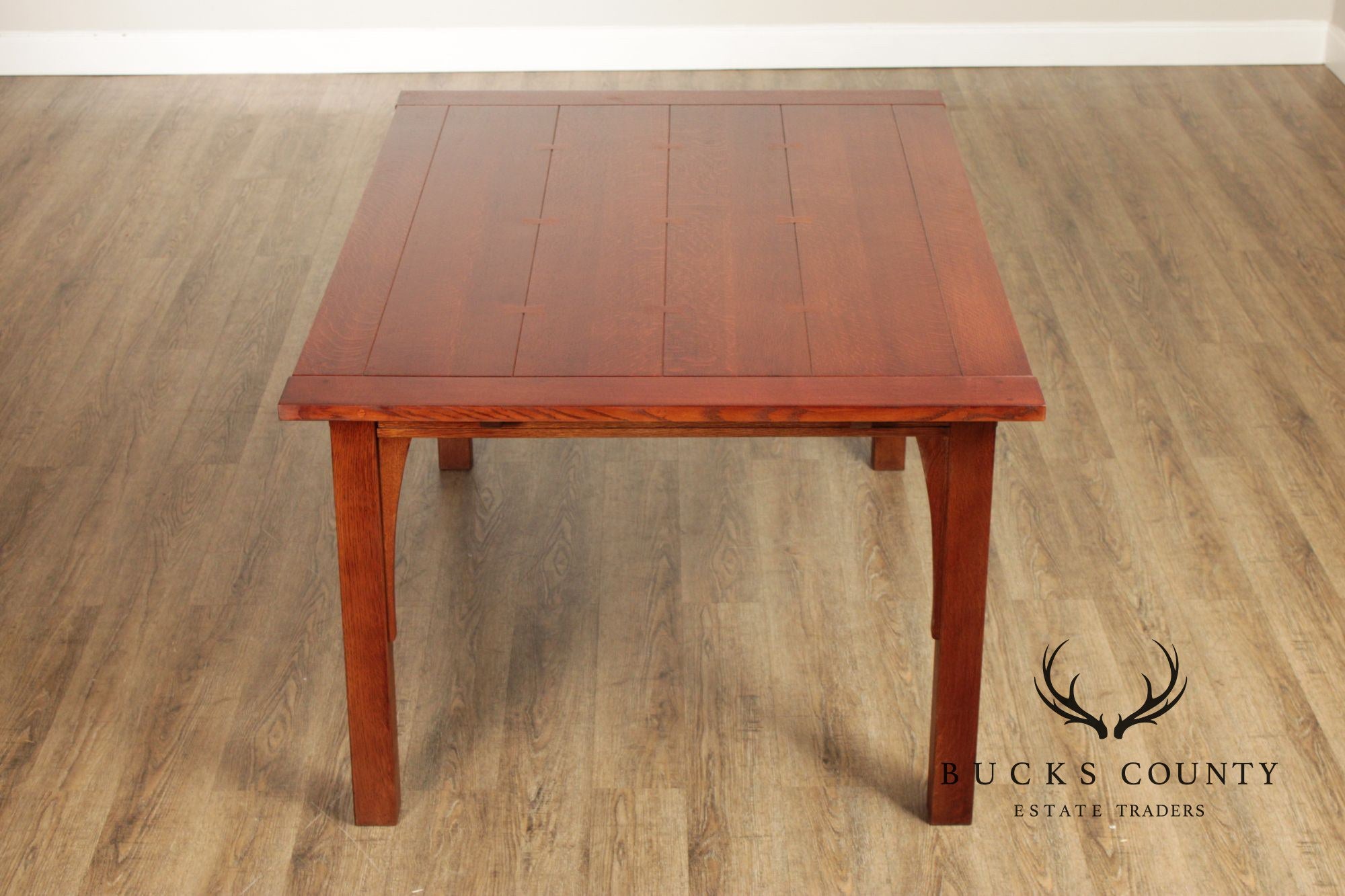 Stickley Mission Collection Oak Extendable Dining Table