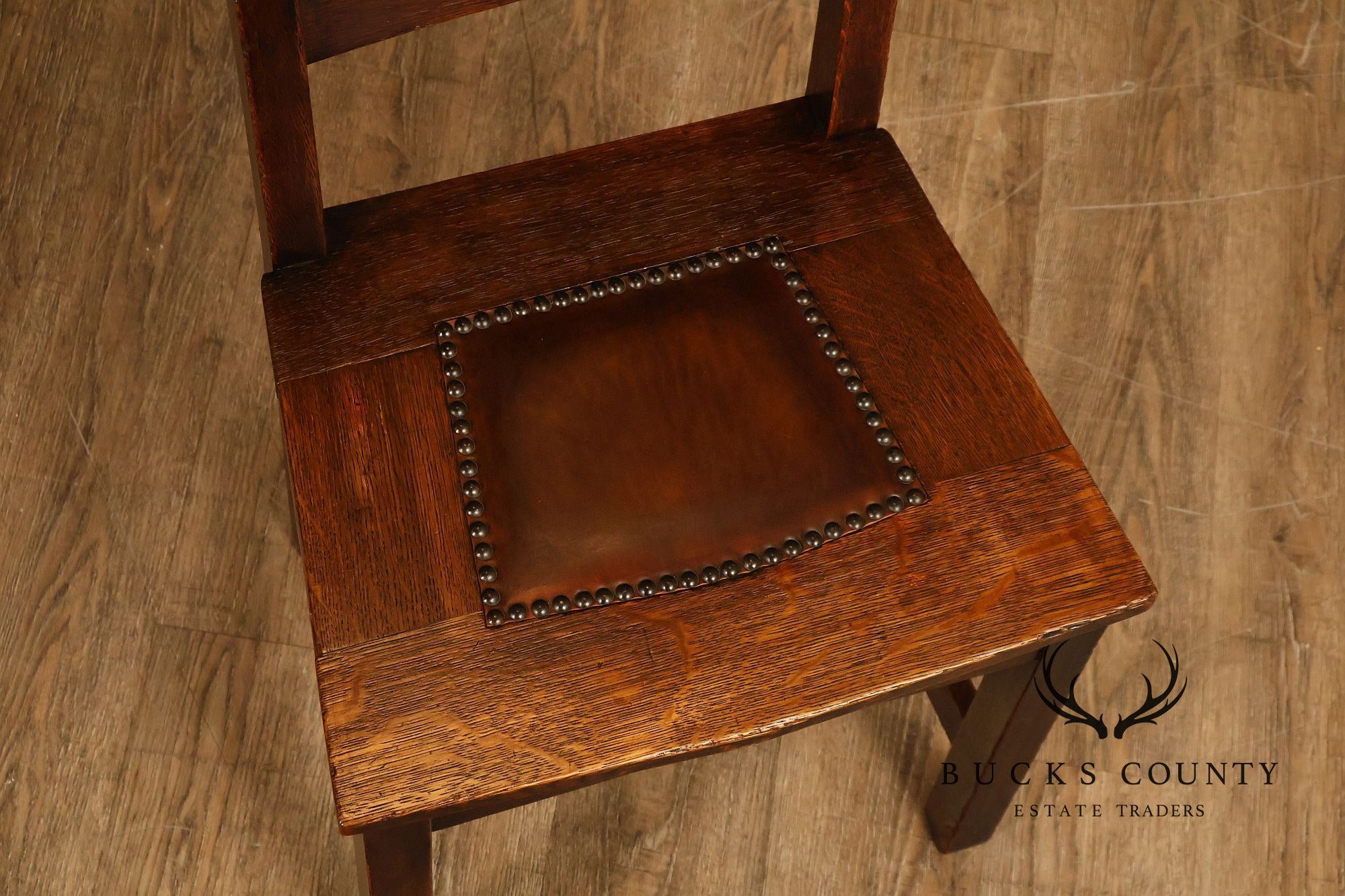 Gustav Stickley Antique Rabbit Ear #1291 Dining Chair