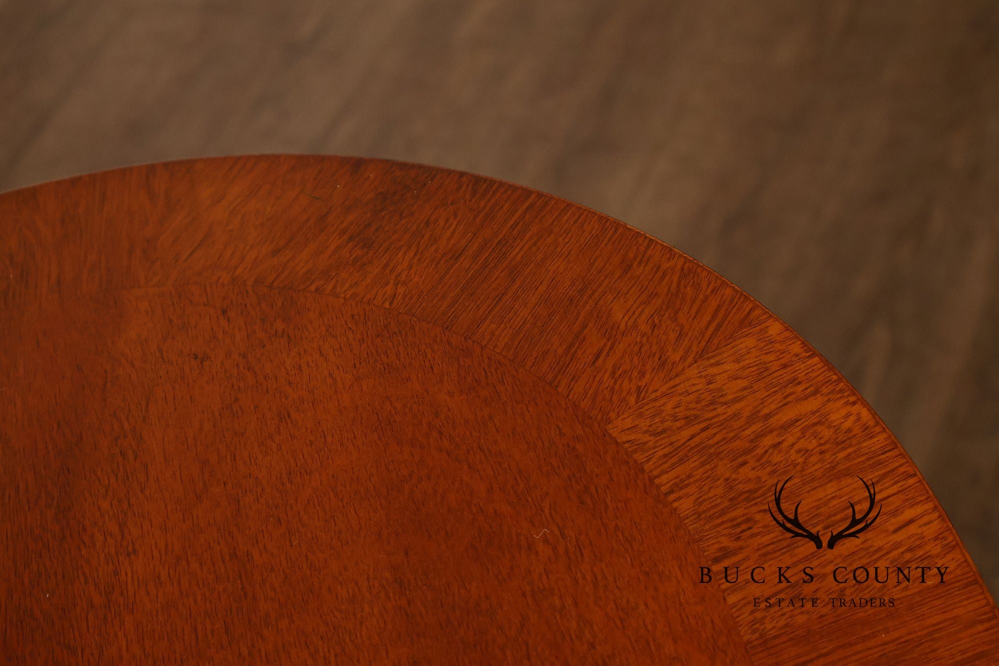 Federal Style Double Pedestal Mahogany Dining Table