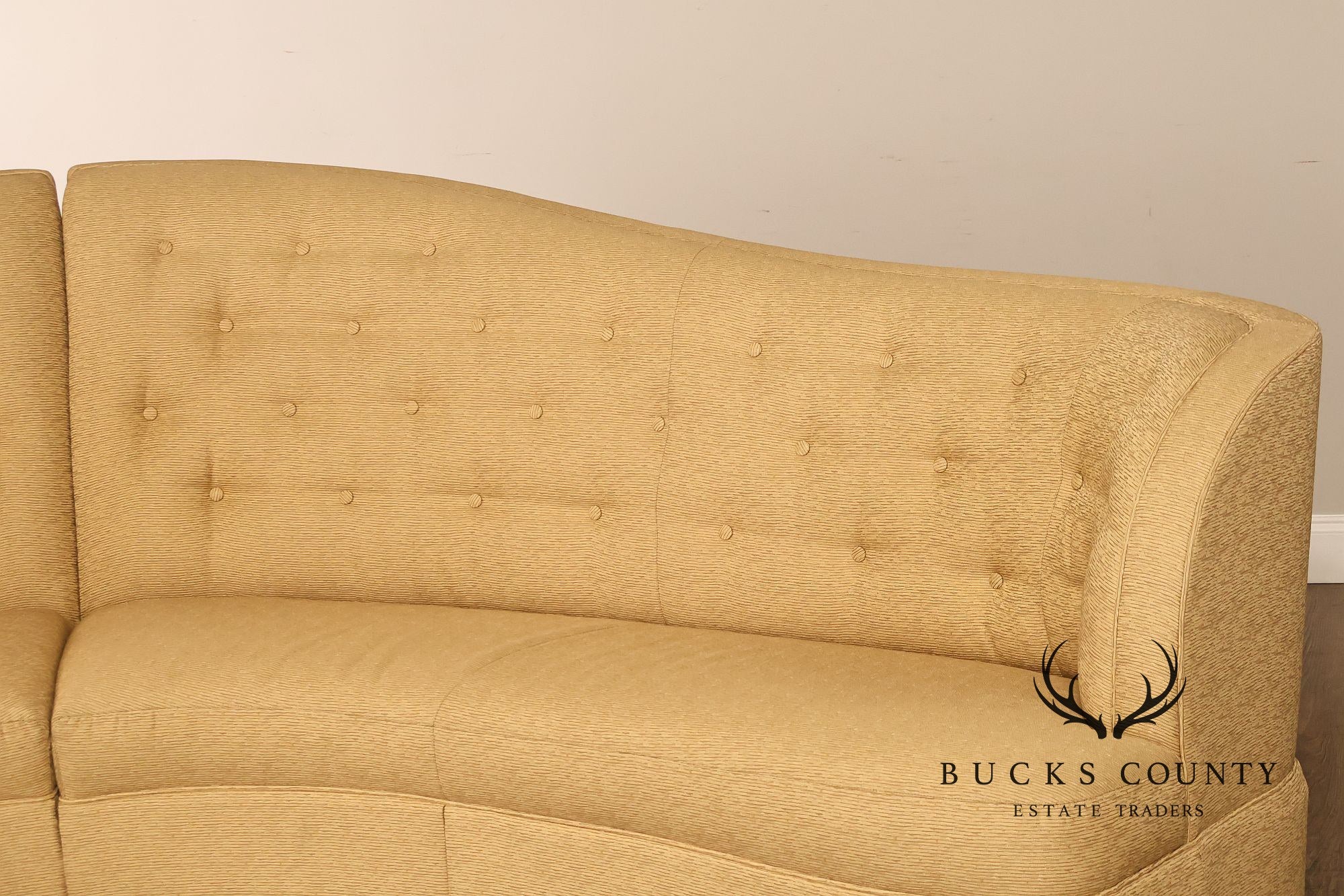 Thomasville Bogart Collection Curved Corner Sofa