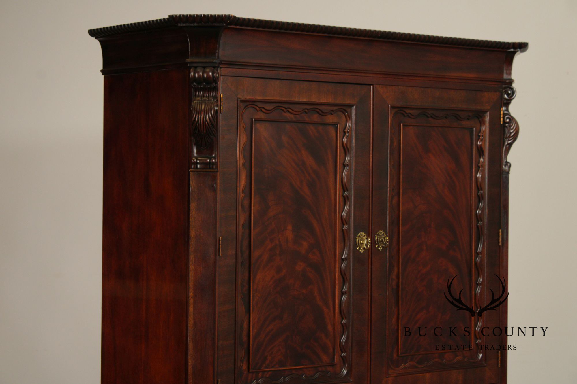 Henredon Carlyle Collection Mahogany Armoire Cabinet