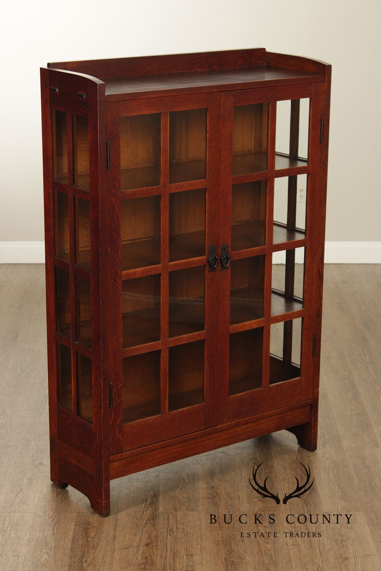 Gustav Stickley Antique Mission Oak No. 815 China Cabinet