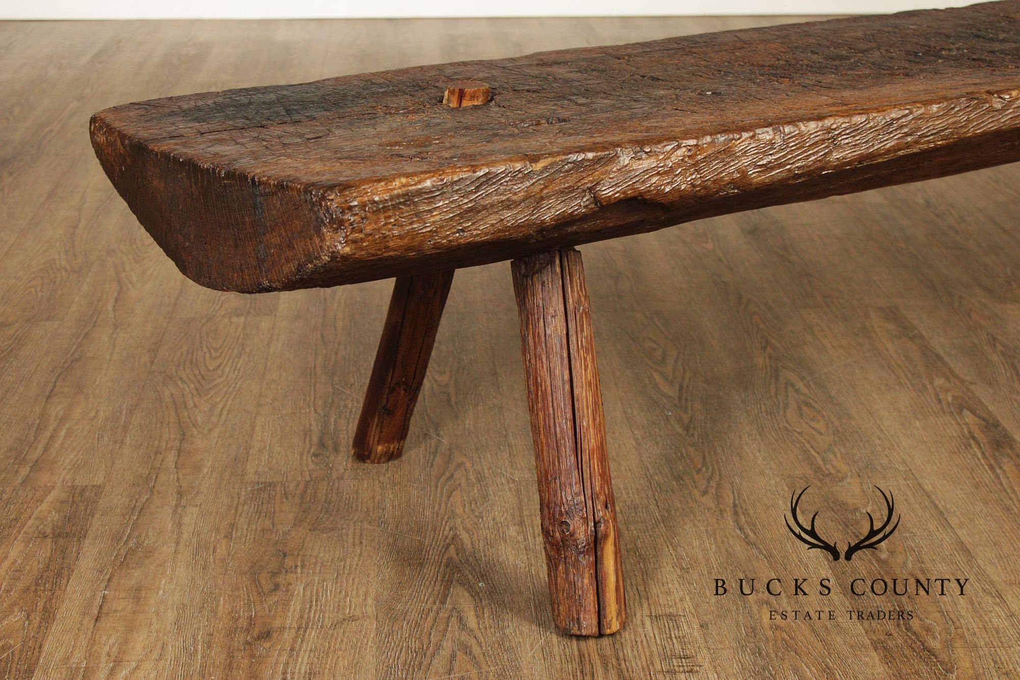 Antique Rustic Long Pig Bench
