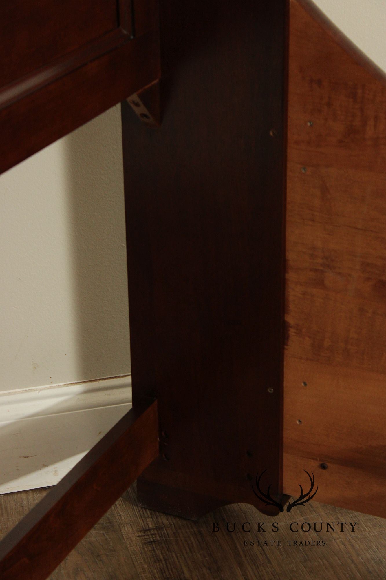 Durham Furniture Handcrafted Louis Philip Style Queen Cherry Sleigh Bed