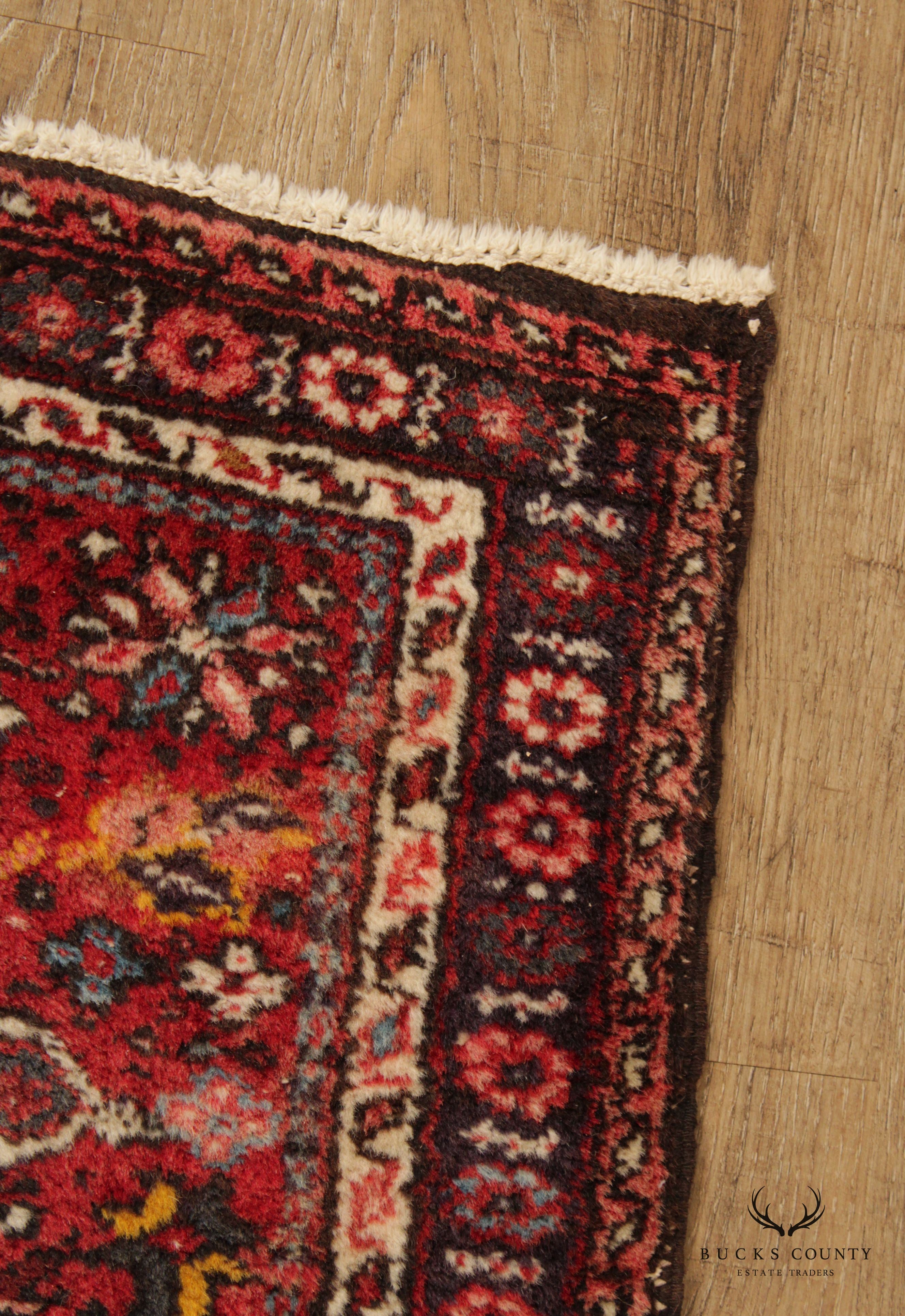 Vintage Afghan Kazak Area Rug, 4' x 2.5'
