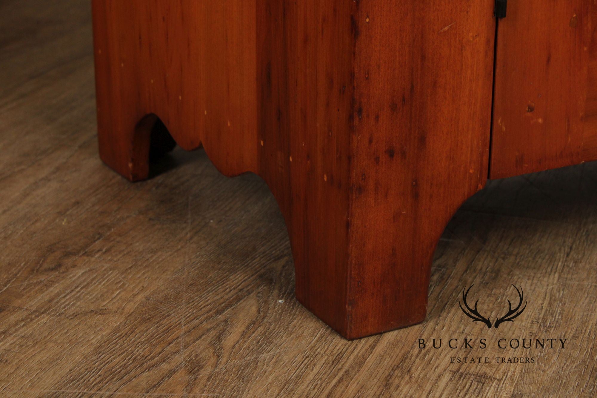 Custom Amish Crafted Primitive Farmhouse Hutch Cabinet