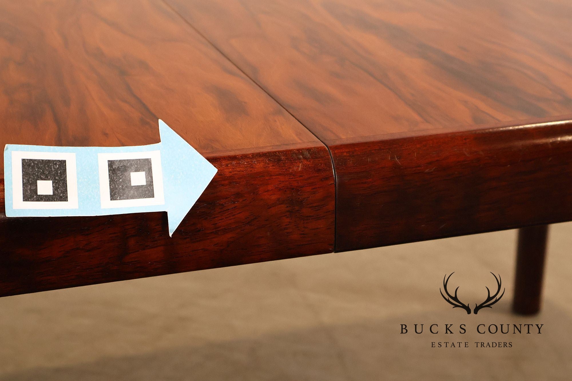 Dyrlund Danish Modern Rosewood Dining Table