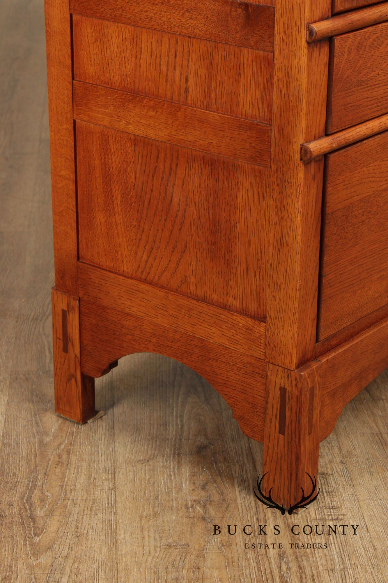 LEXINGTON BOB TIMBERLAKE ARTS AND CRAFTS COLLECTION OAK BOOKCASE DISPLAY CABINET