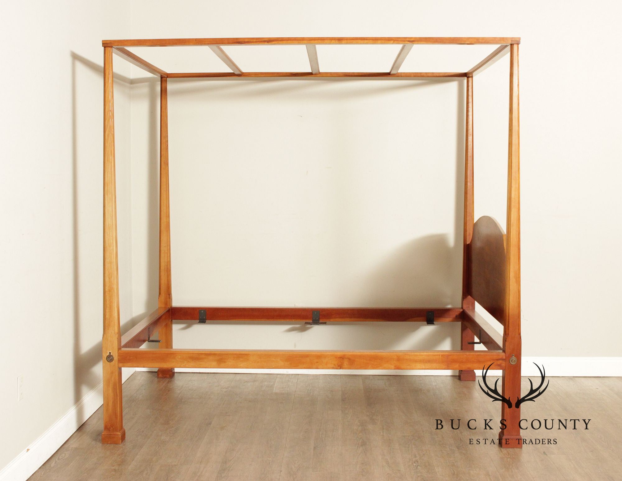 Custom Made American Cherry Four Poster Queen Size Bed