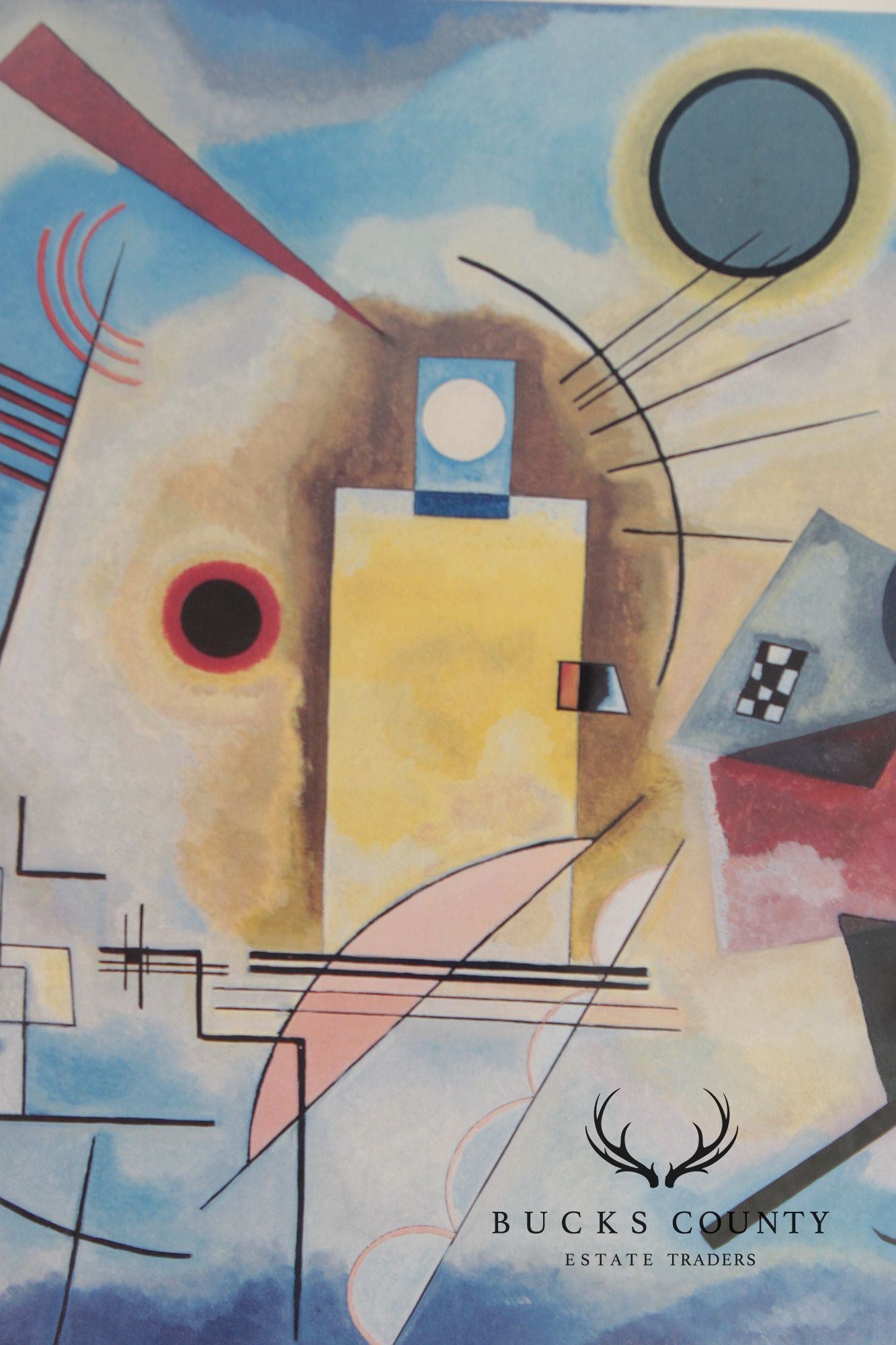 Wassily Kandinsky Framed Print, 'Yellow-Red-Blue'