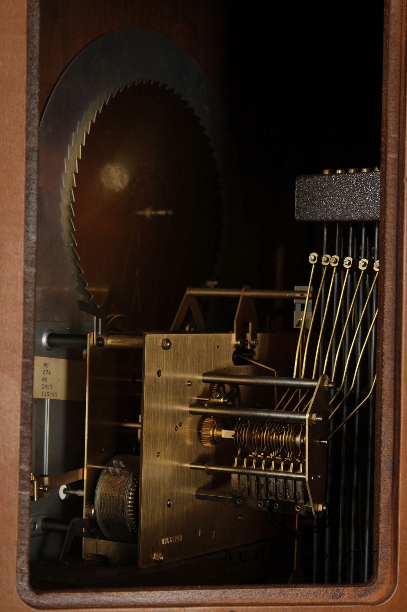 Ridgeway Winford Cherry Corner Grandfather Clock