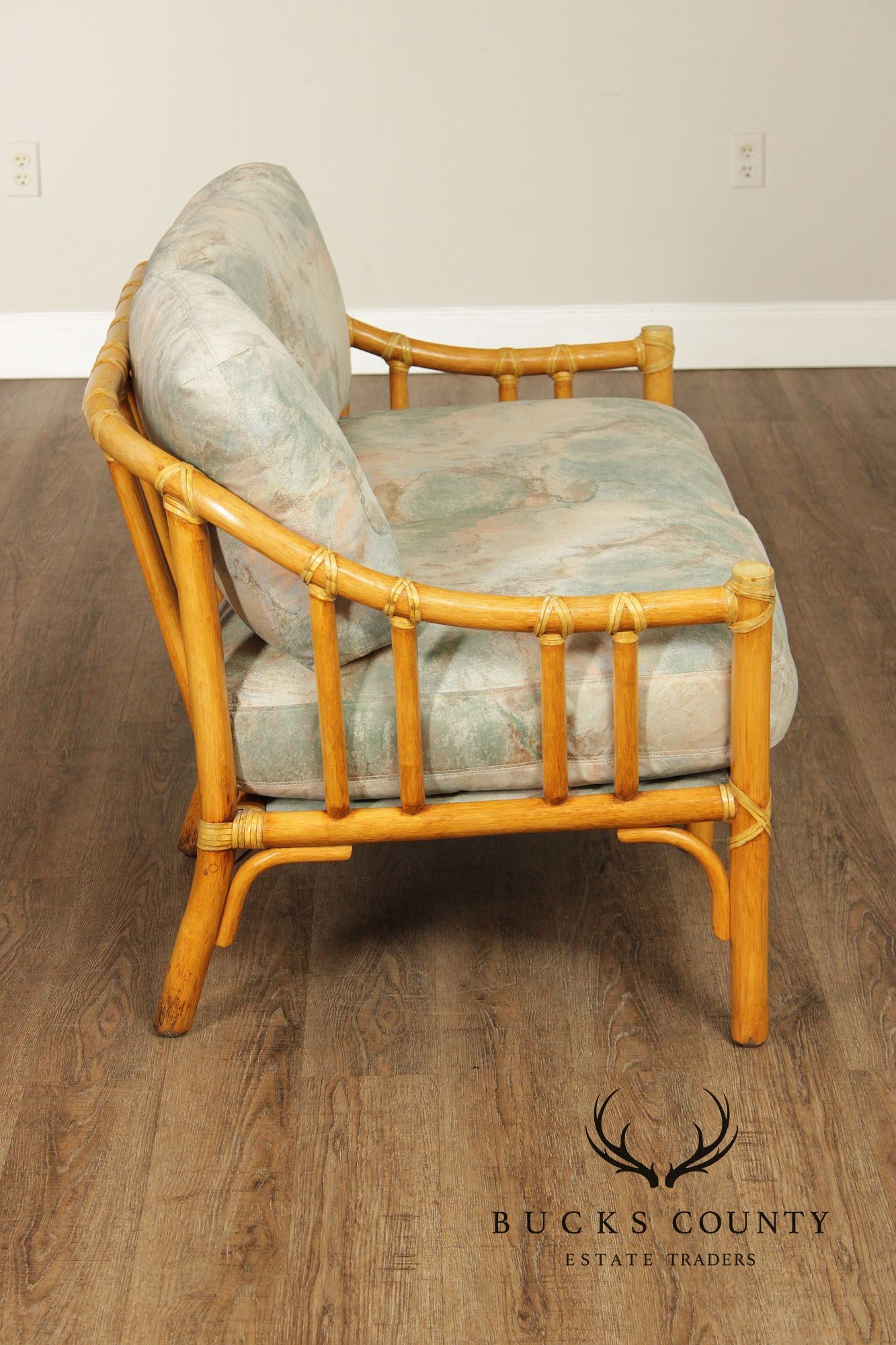 McGuire Vintage Bamboo Loveseat