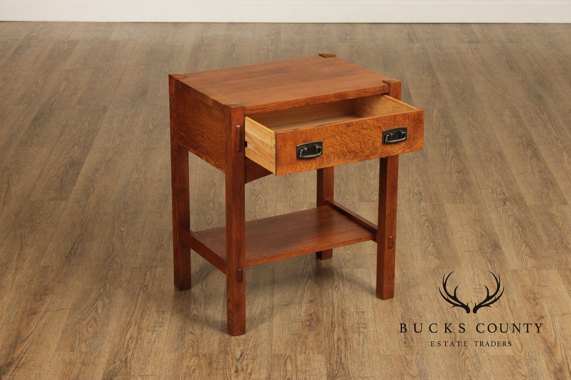 Stickley Mission Collection Oak One-Drawer Nightstand