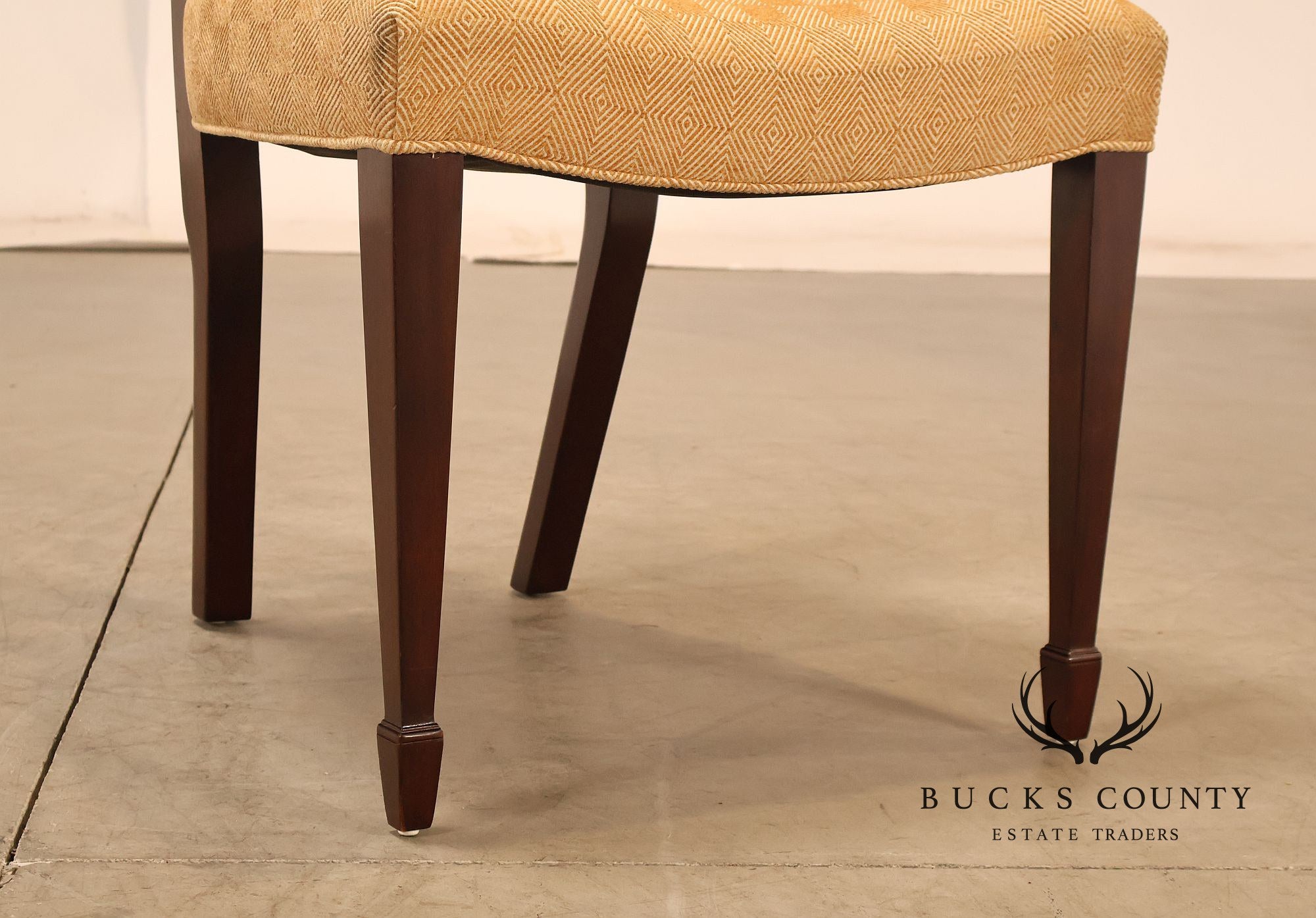 Baker Hepplewhite Style Pair of Mahogany Side Chairs