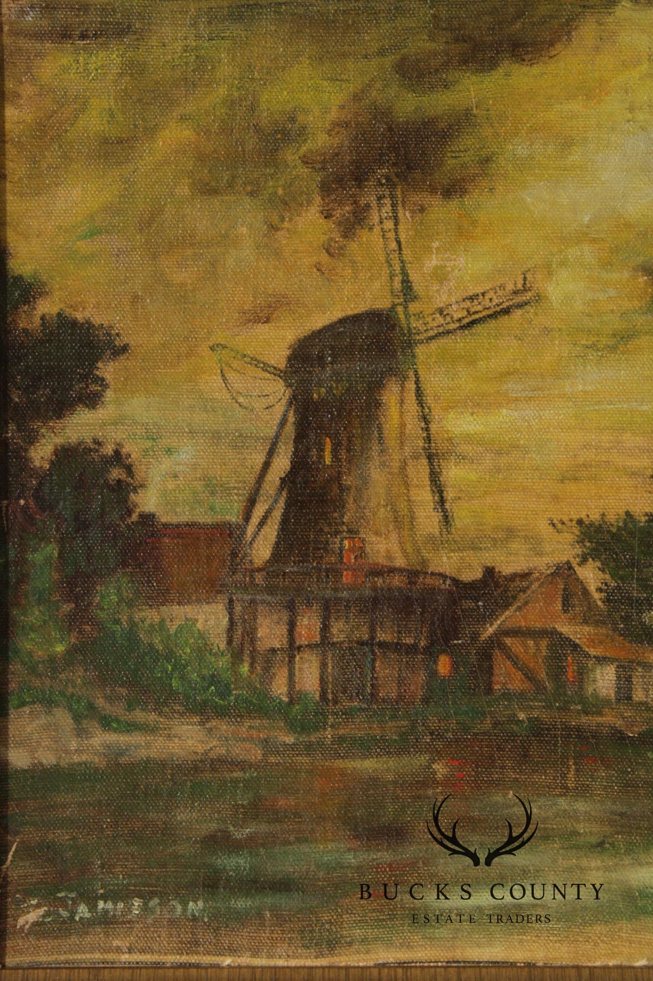 After Eugen Von Ottenfeld Painting, 'Raining Moonbeans