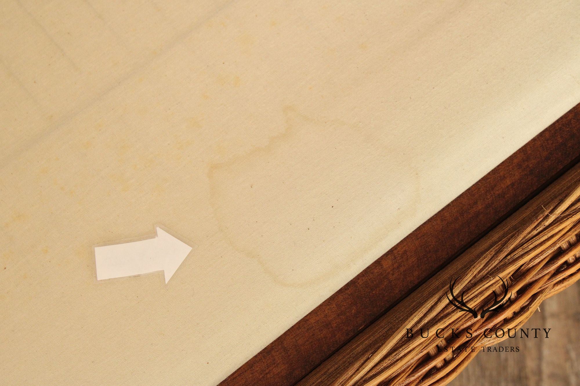 Braxton Culler Rattan and Wicker Loveseat